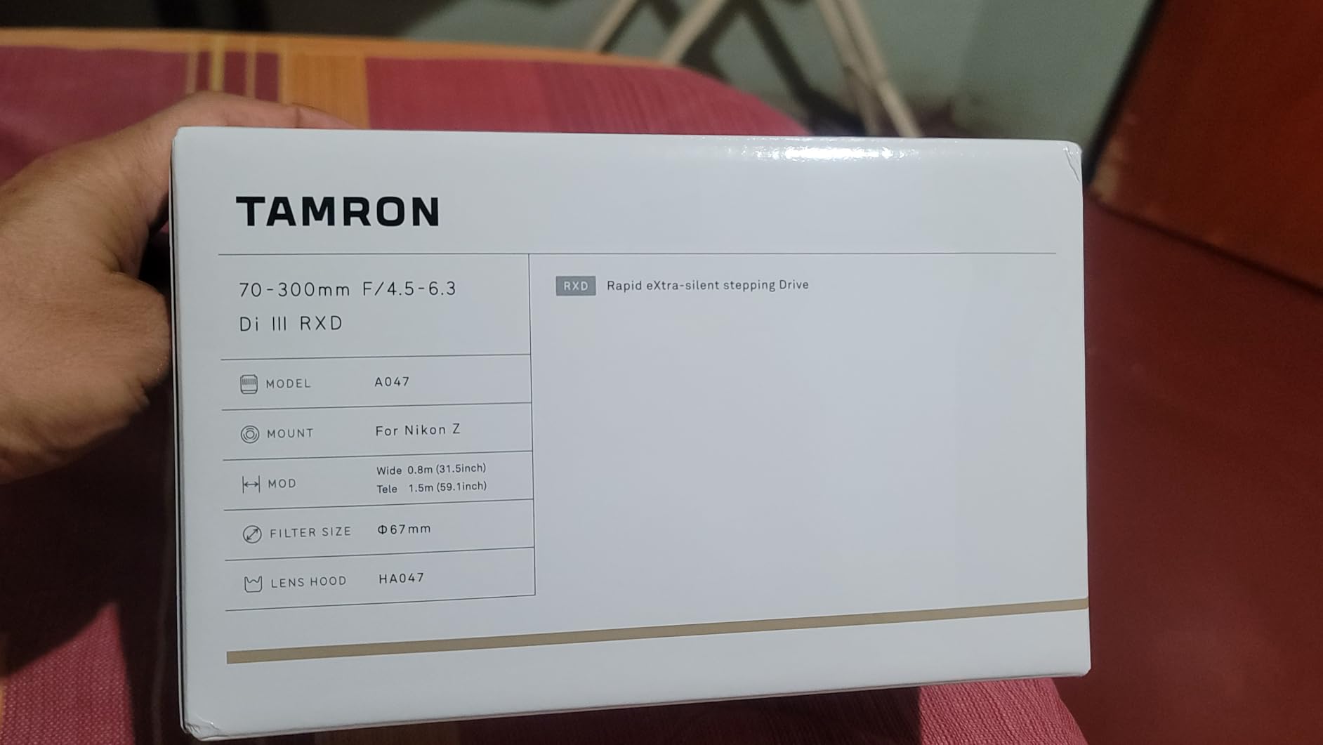 Tamron 70-300mm F/4.5-6.3 Di III RXD for Nikon Z Mirrorless Cameras (Model A047Z) Black - Customer Photo 2