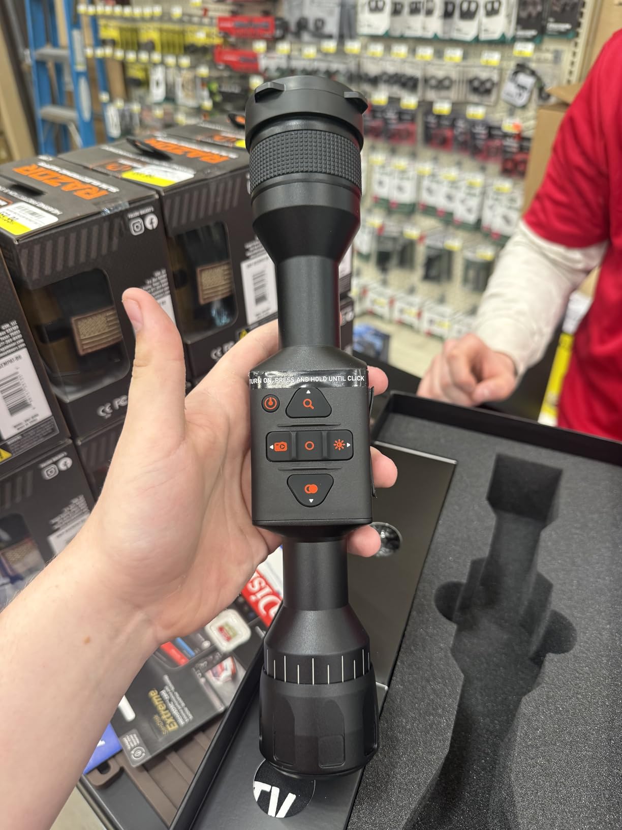 ATN Thor LTV Ultra Light Thermal Hunting Scope, 4K+ 4056x3040 Thermal Sensor, 4K Video Record, One Shot Zero, 10h+ Battery Power Customer Review ATN Thor LTV Ultra Light Thermal Hunting Scope, 4K+ 4056x3040 Thermal Sensor, 4K Video Record, One Shot Zero, 10h+ Battery Power - Customer Photo 1