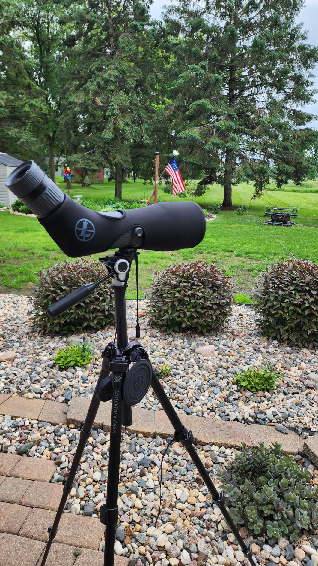 Vortex Optics Mountain Pass Tripod Kit - 2-Way Pan Head, 22 lb Max Load, Arca-Swiss Head Mount - Unlimited, Unconditional Warranty - Customer Photo 1
