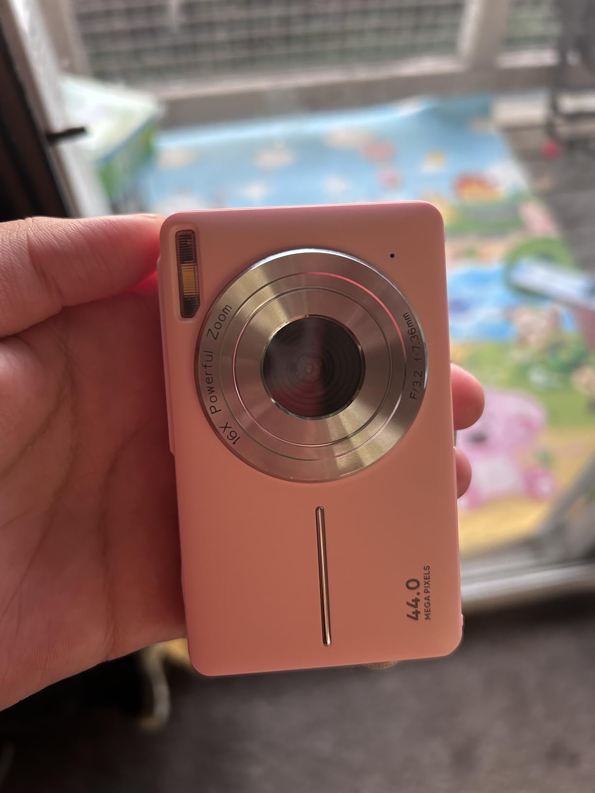 Digital Camera, FHD 1080P Digital Point and Shoot Camera with 16X Zoom Anti Shake, Compact Small Camera for Boys Girls Kids - Customer Photo 1