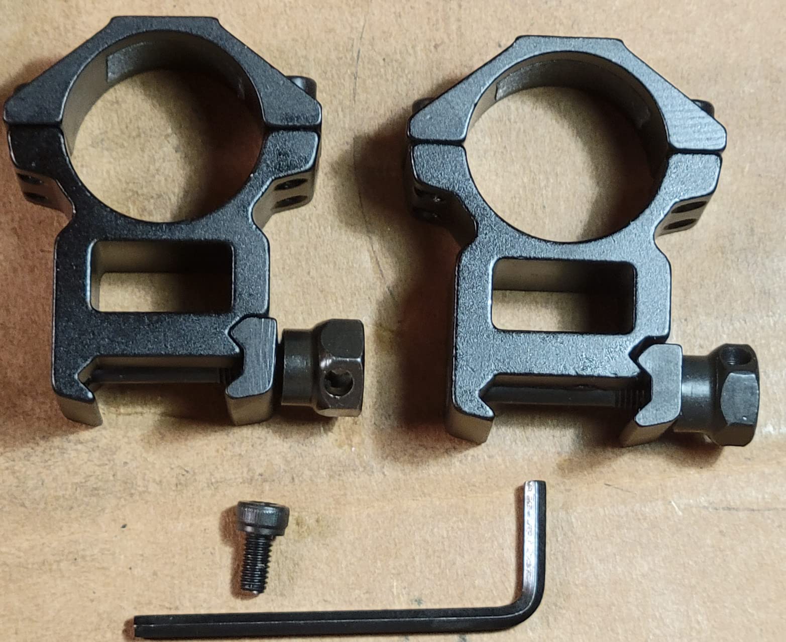 1'' Scope Rings, 2Pcs High Profile or 2Pcs Medium Profile 1 Inch Scope Mount Rings for Picatinny Rail Customer Review 1'' Scope Rings, 2Pcs High Profile or 2Pcs Medium Profile 1 Inch Scope Mount Rings for Picatinny Rail - Customer Photo 2