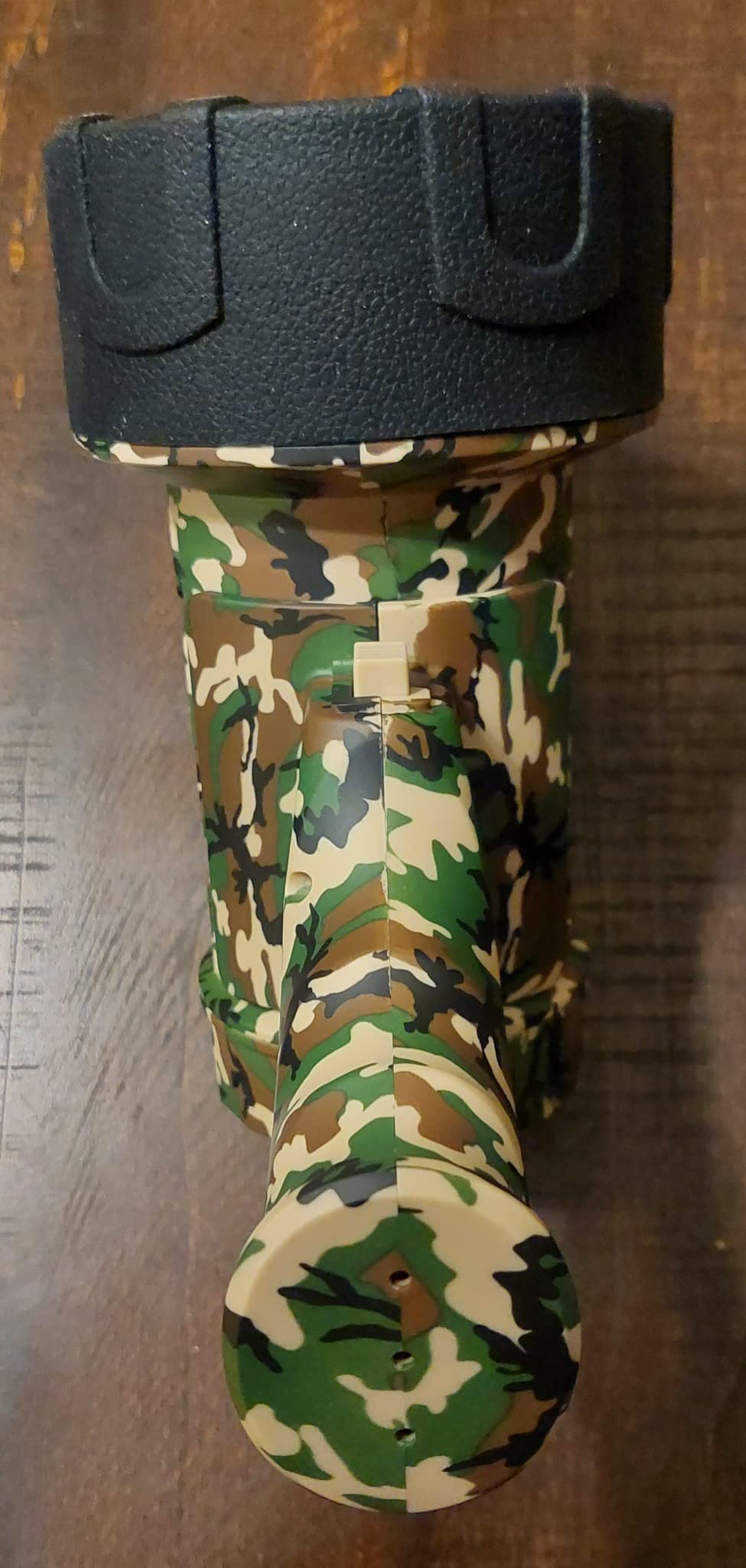BUYSIGHT Rechargeable Spotlight Flashlight,1000,000 lumens Hand held Spotlight Waterproof Flashlight Hunting Lamp with red Filter (Camouflage Green) - Customer Photo 4