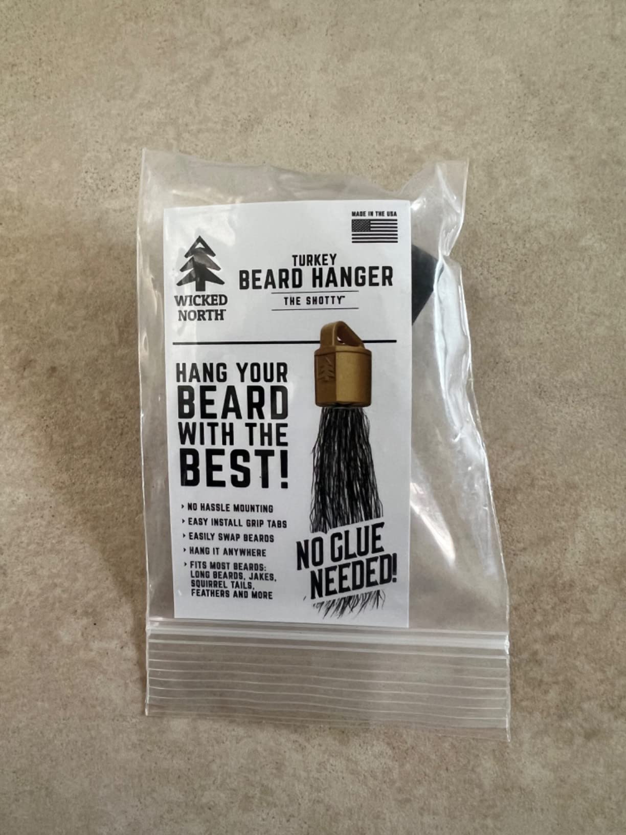 Turkey Beard Hanger The Shotty DIY Taxidermy (Red) customer photo 1
