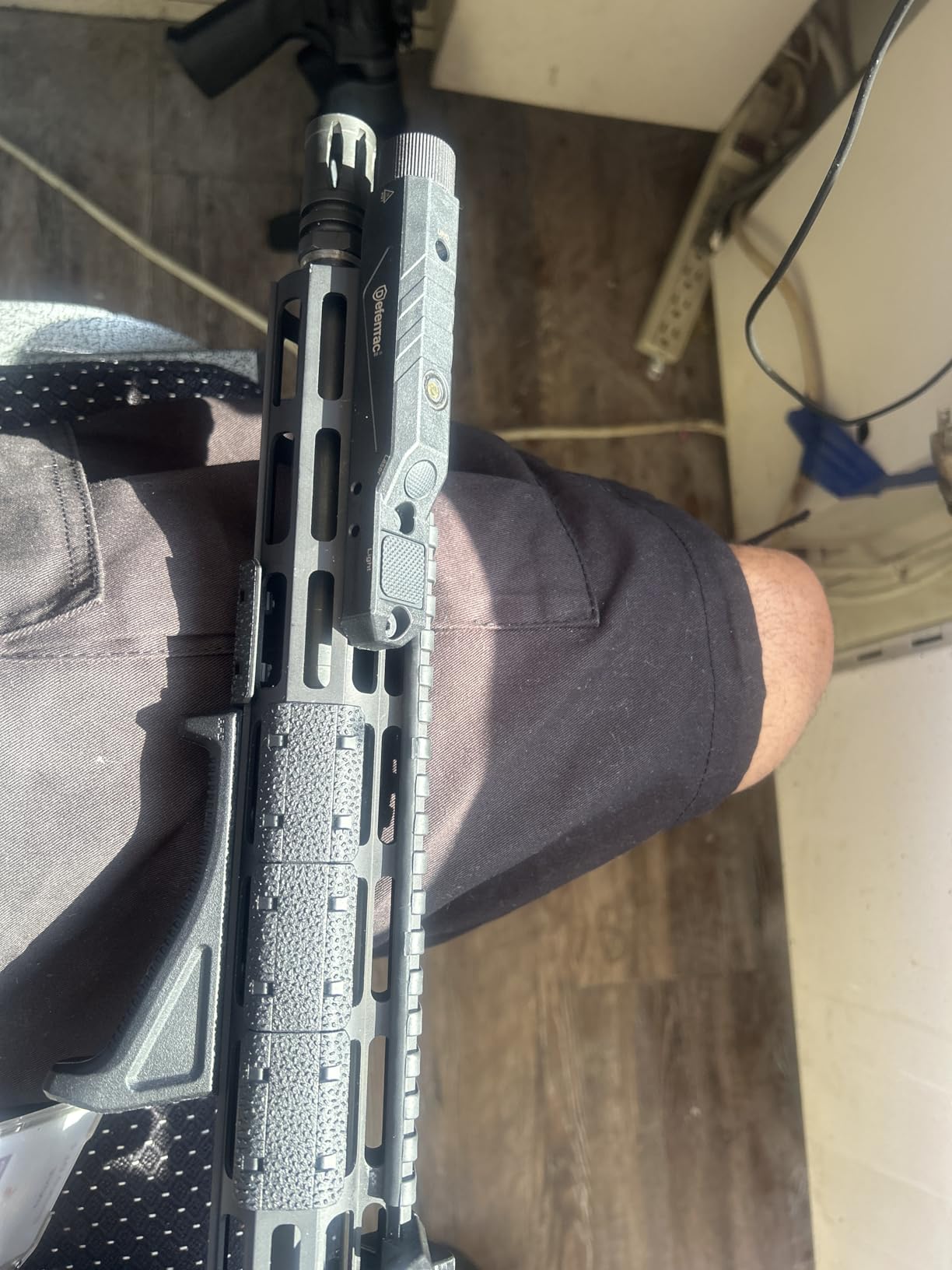 DEFENTAC 1750lm Zoomable Tactical Flashlight is Compatible with MLok/Picatinny Rail for Rifle, Weapon Light with with Momentary and Strobe, Magnetic Rechargeable - Customer Photo 1