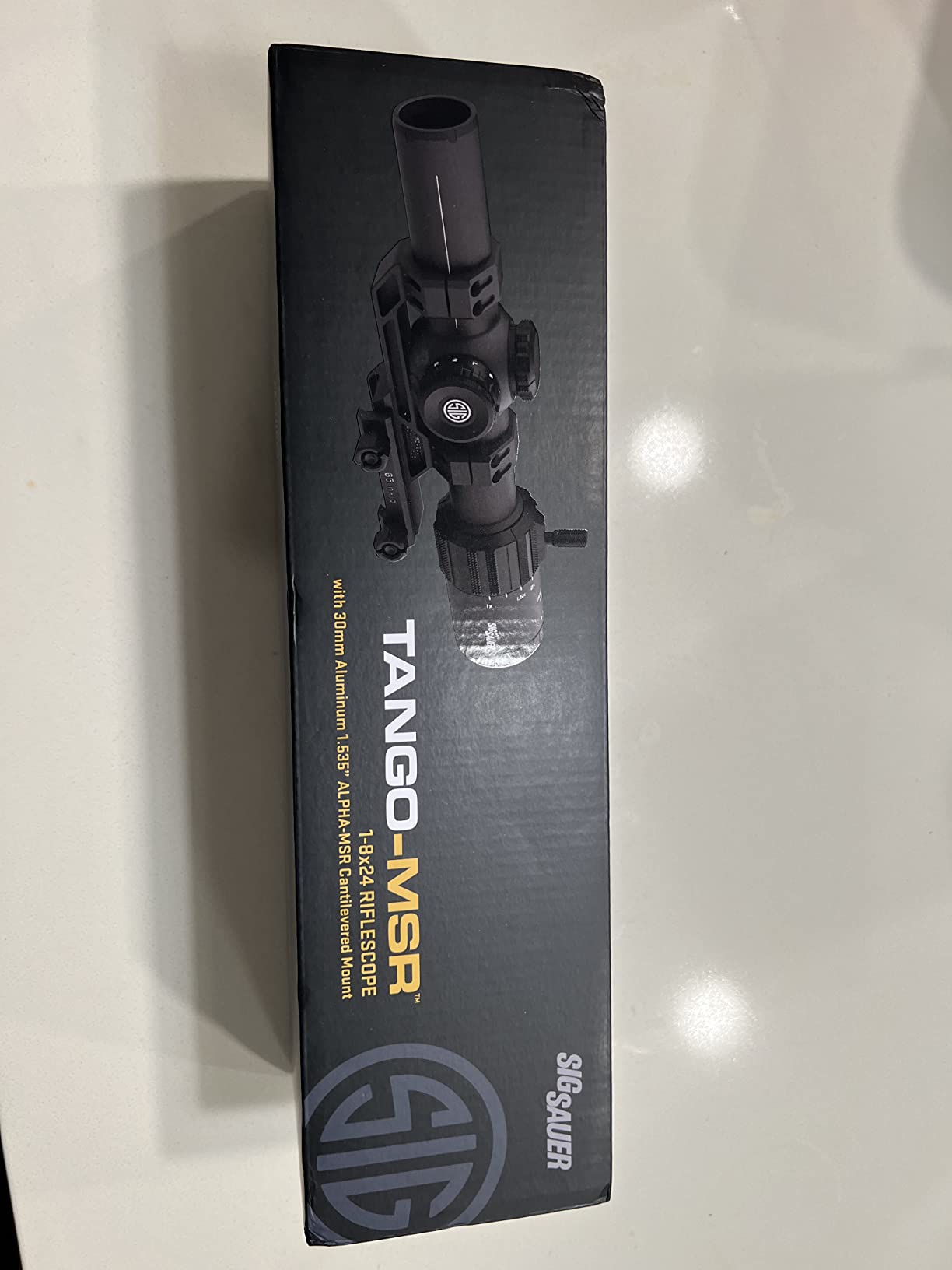 SIG SAUER Tango-MSR LPVO 1-8x24mm 30mm Maintube SFP Riflescope - Shockproof Waterproof Fogproof Hunting Rifle Scope with Illuminated MSR BDC-8 Reticle - Lens Covers & Cantilever Mount Included - Customer Photo 4