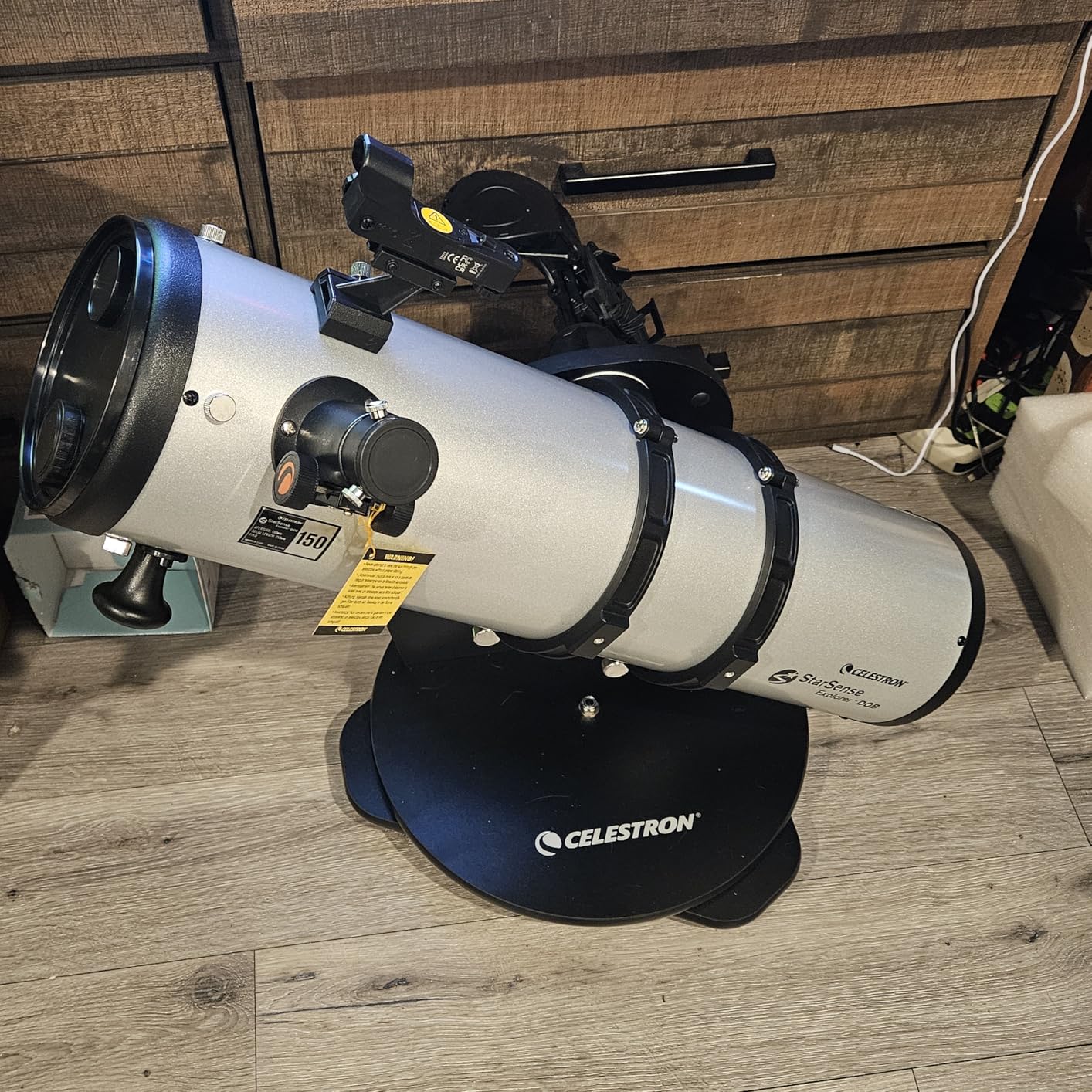 Celestron StarSense Explorer 114AZ App-Enabled Telescope – 114mm Tabletop Dobsonian with Smartphone Dock & StarSense App – iPhone & Android Compatible – Easy-to-Use for Beginners Customer Review Celestron StarSense Explorer 114AZ App-Enabled Telescope – 114mm Tabletop Dobsonian with Smartphone Dock & StarSense App – iPhone & Android Compatible – Easy-to-Use for Beginners - Customer Photo 2