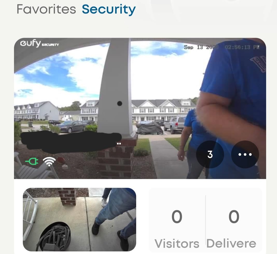 eufy Security Video Doorbell Camera E340 (Battery Powered), Dual Cameras with Delivery Guard, 2K Full HD and Color Night Vision, HomeBase S380 Compatible, No Monthly Fee - Customer Photo 1