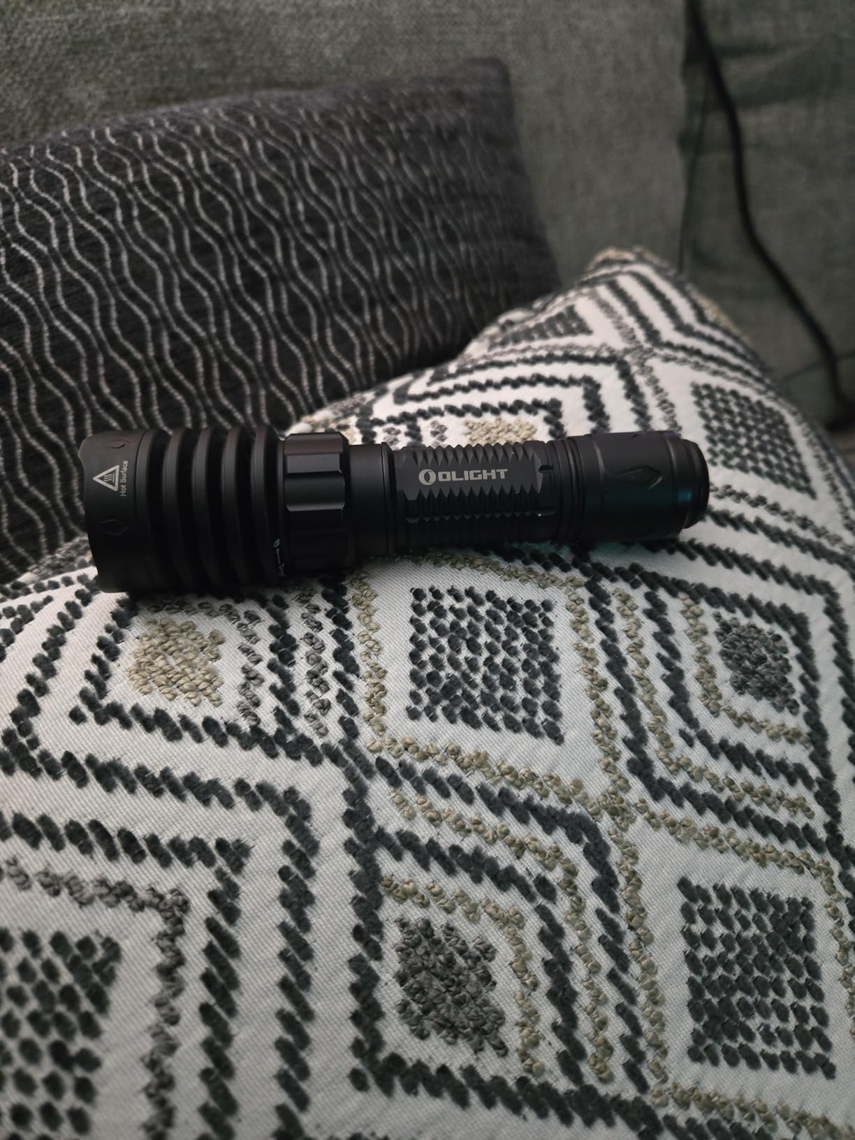 OLIGHT Warrior X 4 Rechargeable Tactical Flashlight 2,600 High Lumens with 630 Meters Long Range Thrower, Powerful Tail-Switch Light with USB-C Charging, Dual-Output for Daily (Black) Customer Review OLIGHT Warrior X 4 Rechargeable Tactical Flashlight 2,600 High Lumens with 630 Meters Long Range Thrower, Powerful Tail-Switch Light with USB-C Charging, Dual-Output for Daily (Black) - Customer Photo 2