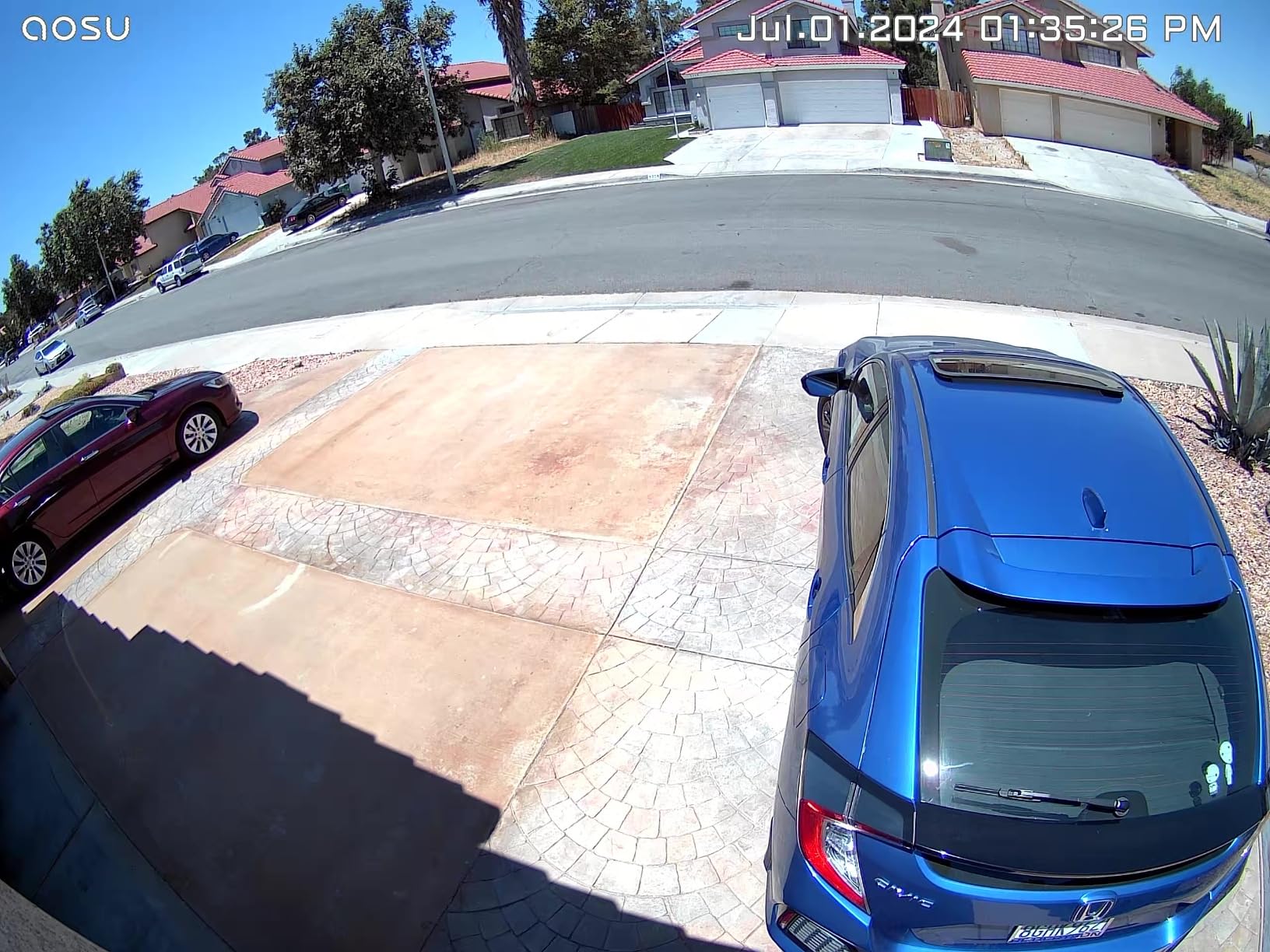 AOSU 3K/5MP Solar Security Cameras Outdoor Wireless, Ultra HD Video Home Security System 4-Cam Kit with 166° Ultra Wide Angle, Cam-to-Cam Sync, Color Night Vision, Spotlight & Siren, No Monthly Fees - Customer Photo 3