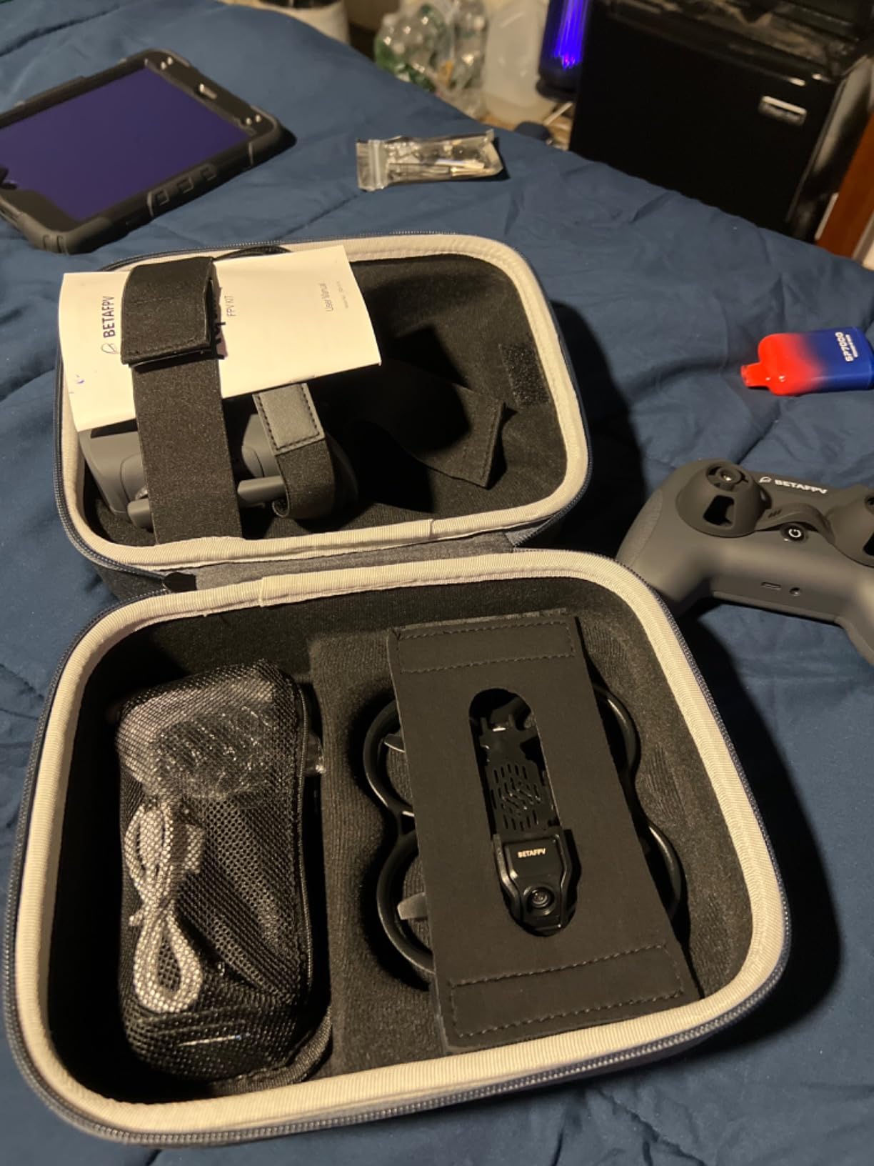 BETAFPV Aquila16 FPV Kit with LiteRadio 2 SE Transmitter for Simulator, VR03 Goggles with DVR Recording Function, 3 Flight Modes, Supported 1S RTF Kit for FPV Beginner to Fly Indoor & Outdoor ELRS V3 - Customer Photo 4