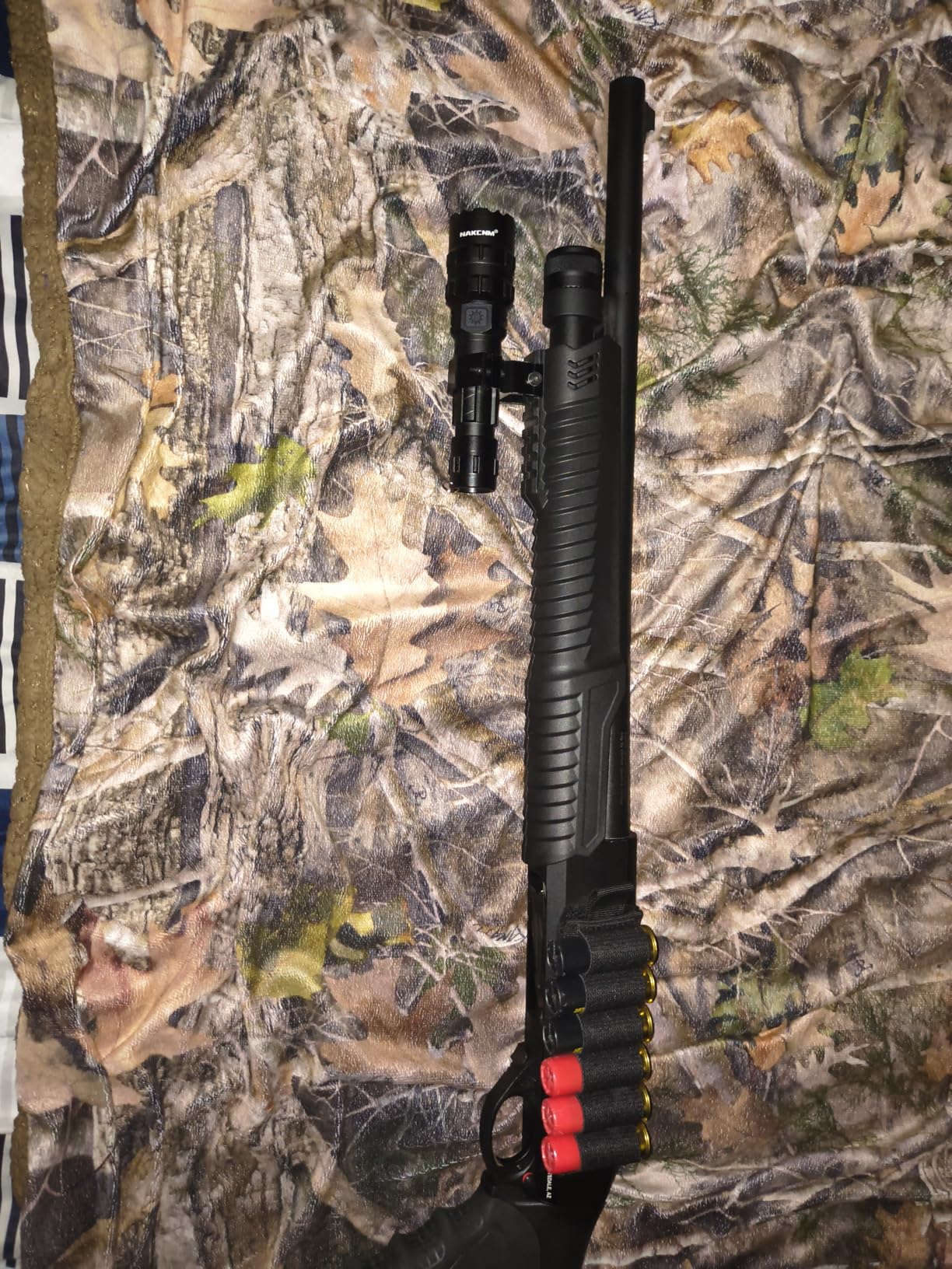 NAKCNM Tactical Flashlight with Picatinny Rails Mount, 3000 Lumen Weapon Light Rechargeable 5 Modes, Remote Pressure Switch Included for Hiking Outdoor Activities - Customer Photo 2