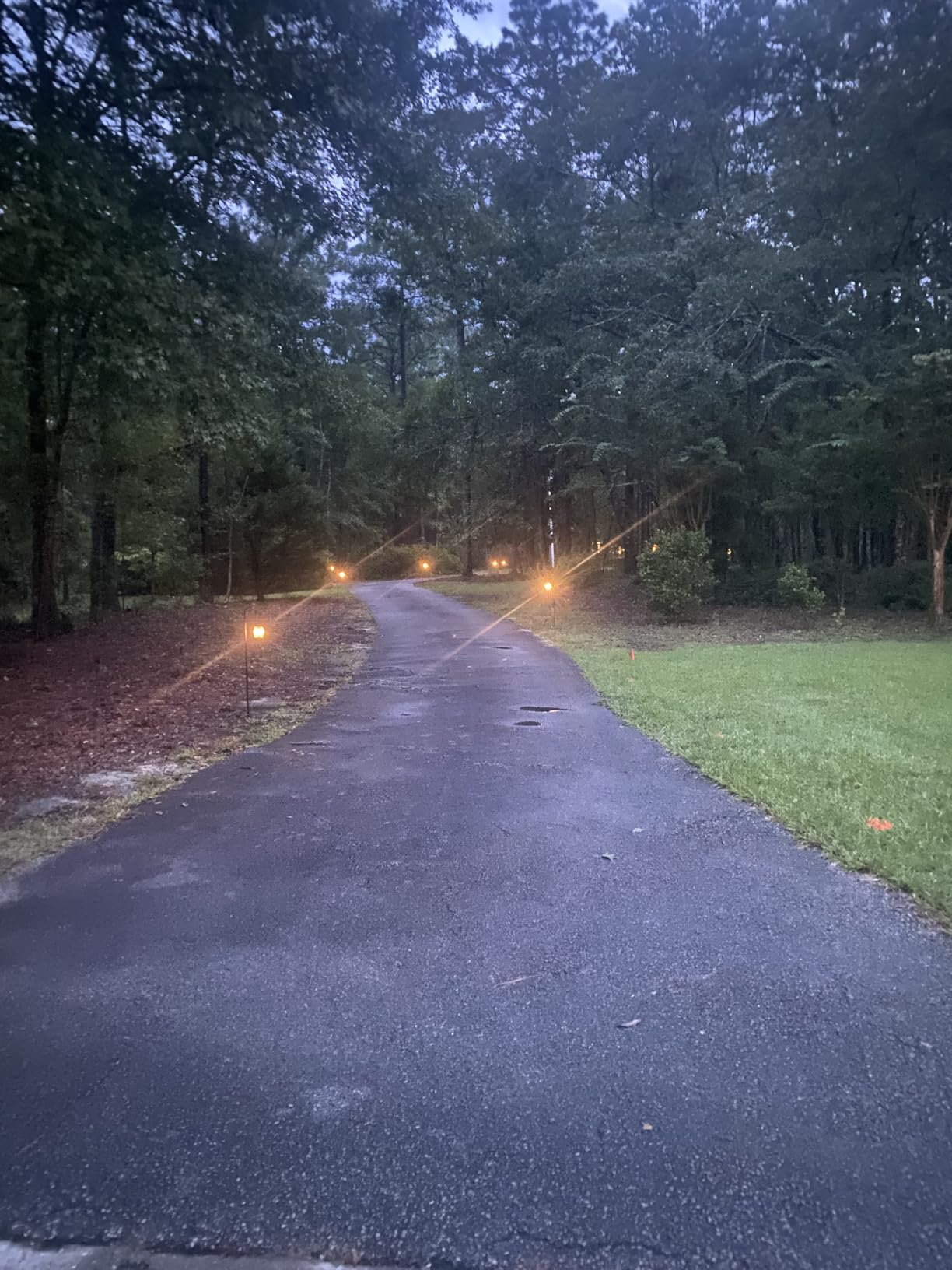 WdtPro Solar Lanterns Outdoor Waterproof, Upgraded Bright Hanging Solar Lights for Outside,Solar Powered Lanterns Lighting LED for Garden Patio Yard Decorative 2 Pack (Warm Light) - Customer Photo 2