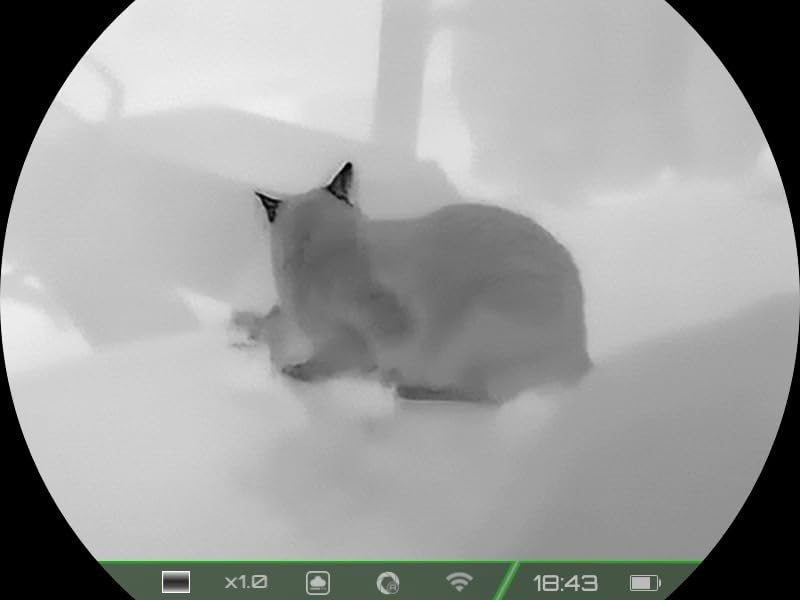 RIX Pocket K2 Portable Thermal Monocular for Hunting, 256x192 (50Hz), Wi-Fi, Handheld Night Vision Monocular - Customer Photo 1