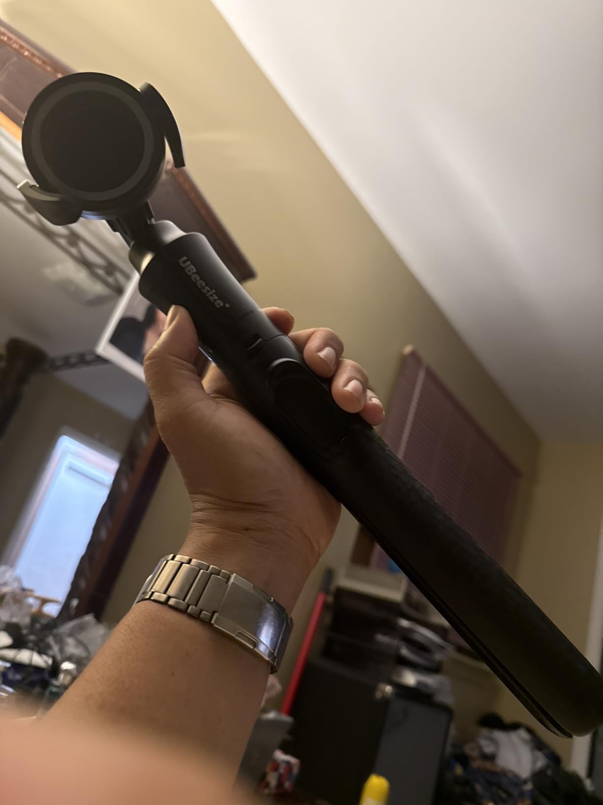 UBeesize 72'' Magnetic Tripod for iPhone with Remote, Extendable Cell Phone Tripod Stand, Compatible with MagSafe, Selfie Stick Tripod for iPhone 15 14 13 12 11 Series and Android Phones - Customer Photo 1