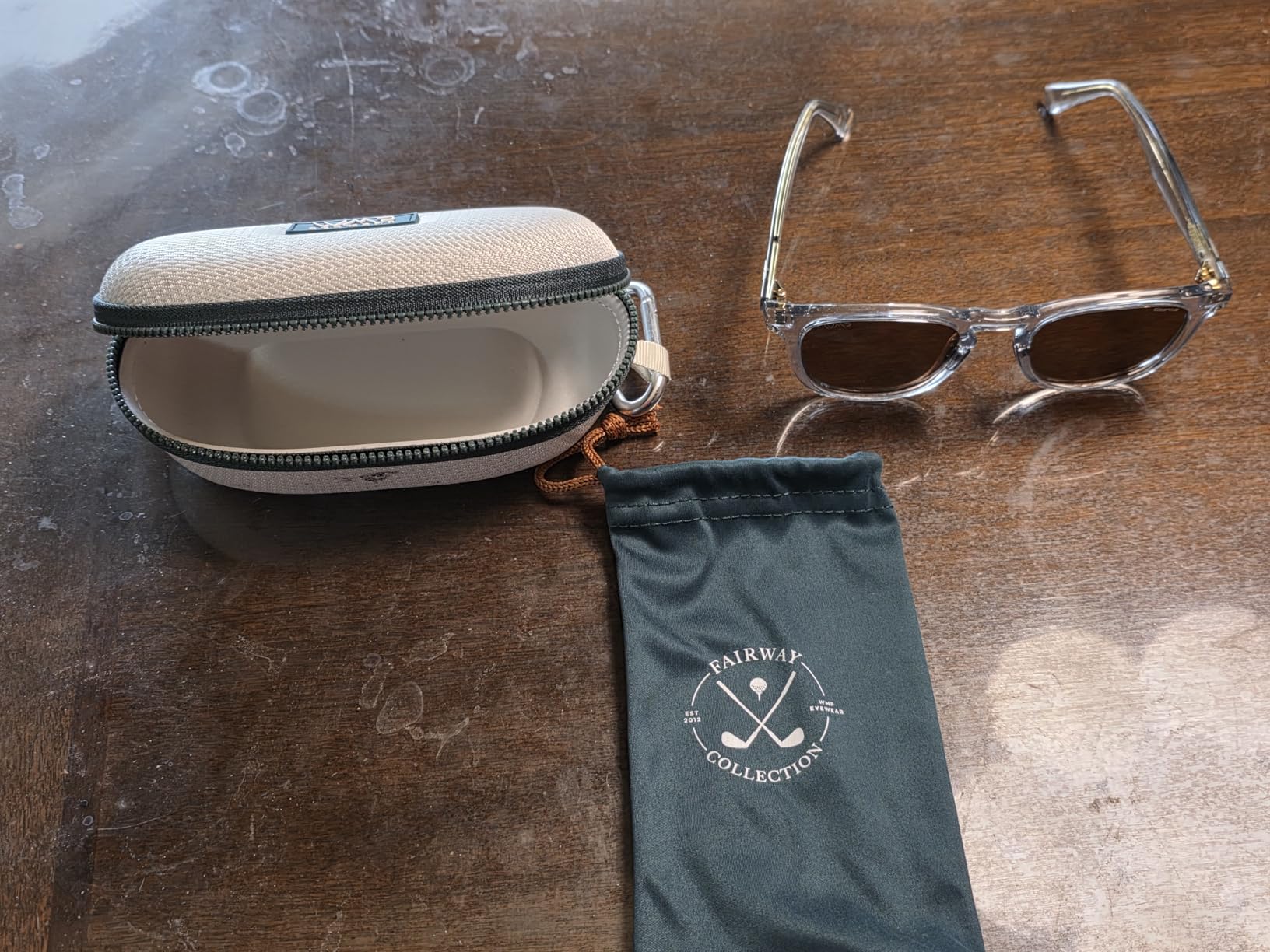 WMP Eyewear – Men's Polarized Sport & Golf Sunglasses: Round Frame, Anti-Reflective Lenses, Non-Slip Nose Pads, Lightweight Customer Review WMP Eyewear – Men's Polarized Sport & Golf Sunglasses: Round Frame, Anti-Reflective Lenses, Non-Slip Nose Pads, Lightweight - Customer Photo 2