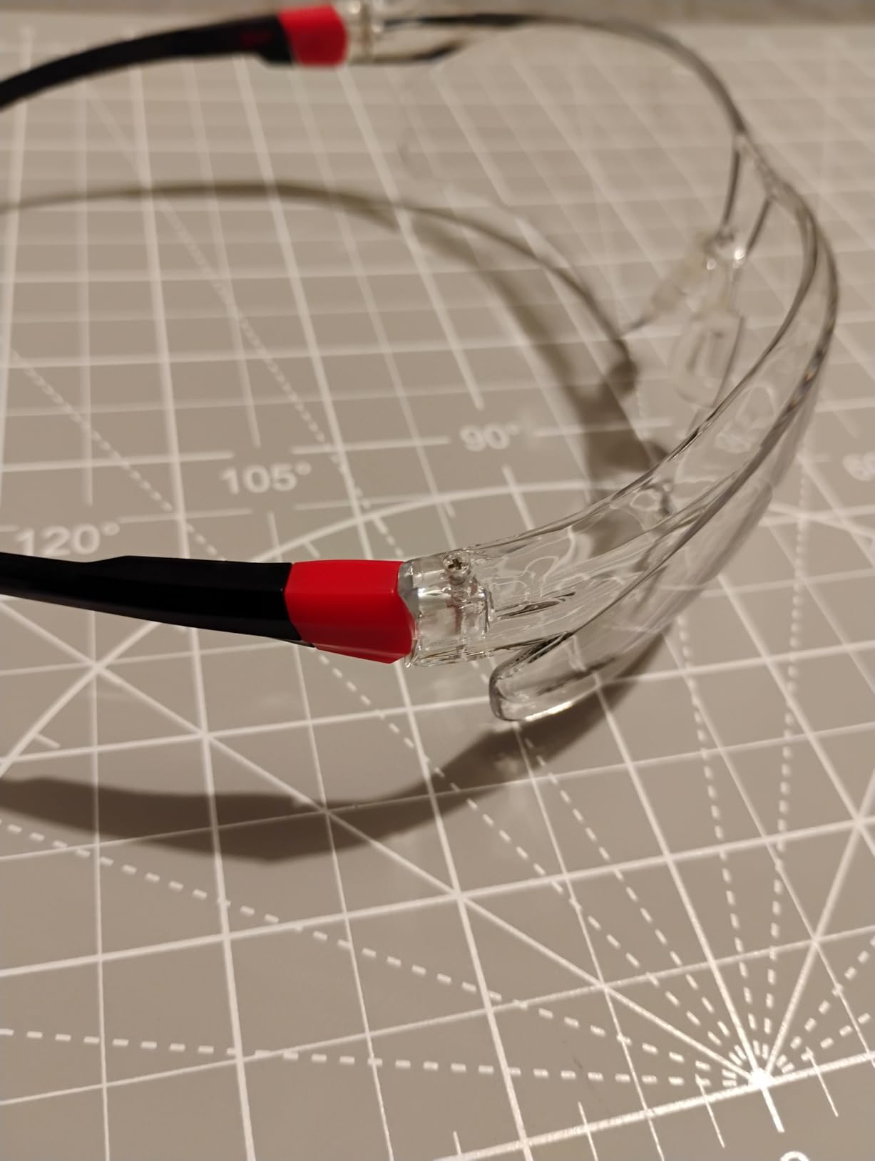 NoCry Clear Shooting Glasses for Men with Anti-Fog and Scratch Resistant Wraparound Lenses — ANSI Z87 Protective Eyewear with Adjustable Temples & Nose Pad — 100% UV Eye Protection - Customer Photo 1
