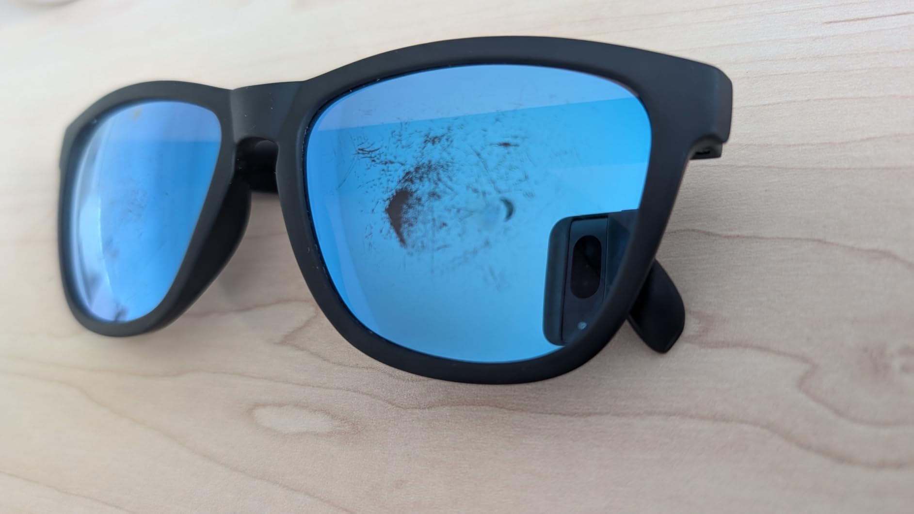goodr Mick & Keith's Midnight Ramble Polarized Sunglasses for Men & Women, Medium Sized (OG), Black Solid Frame with Blue Mirrored Reflective Lenses, UV400 Protection, No Slip, No Bounce Customer Review goodr Mick & Keith's Midnight Ramble Polarized Sunglasses for Men & Women, Medium Sized (OG), Black Solid Frame with Blue Mirrored Reflective Lenses, UV400 Protection, No Slip, No Bounce - Customer Photo 1