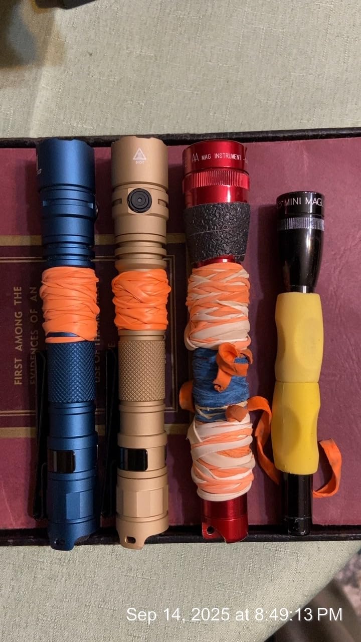 ACEBEAM TAC 2AA EDC Tactical Dual Modes Flashlight Rechargeable, 1400 High Lumens Flashlight, Dual Switch Pocket LED Flashlight, Super Bright Small Flash Light for Emergency, Camping, Home(SFT-25R HI) - Customer Photo 1