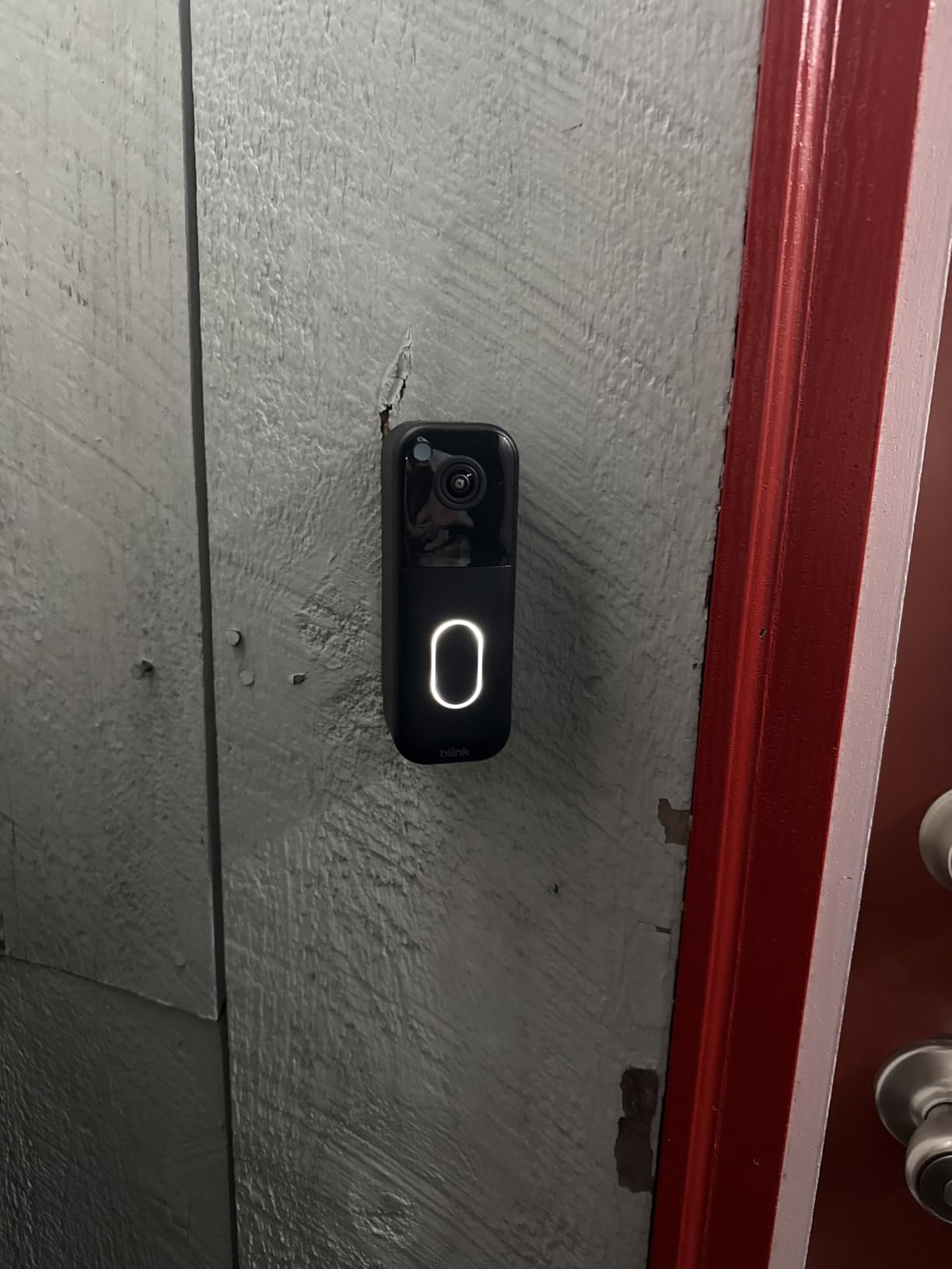 Blink Video Doorbell (newest model) – Head-to-toe HD view, two-year battery life, and simple setup. Sync Module Core included – System (Black) - Customer Photo 4