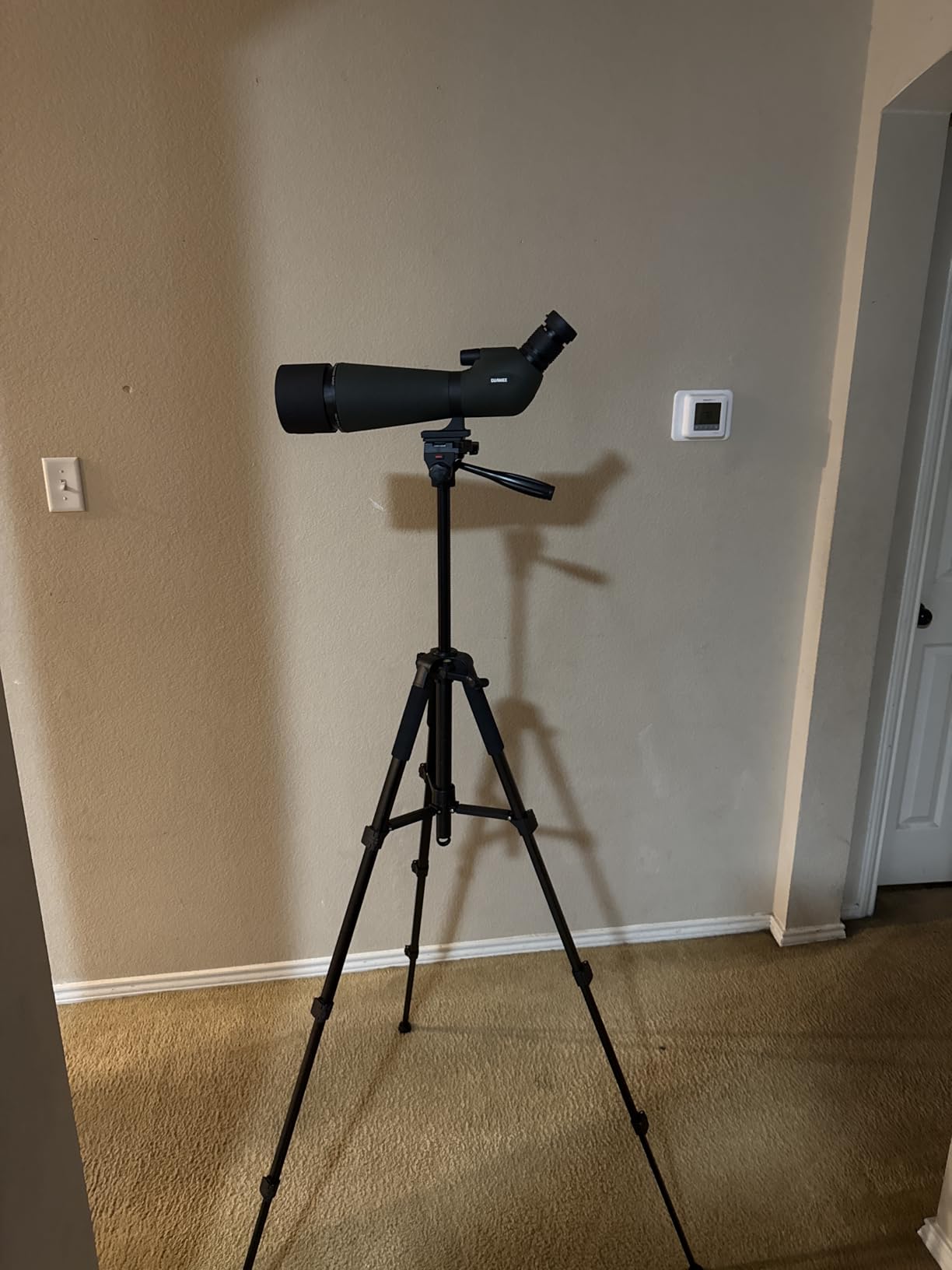 25-75x80 Spotting Scope for Target Shooting with Upgraded Tripod Carrying Bag and Phone Adapter Spotter Scope for Bird Watching, Wildlife Viewing Camo Customer Review 25-75x80 Spotting Scope for Target Shooting with Upgraded Tripod Carrying Bag and Phone Adapter Spotter Scope for Bird Watching, Wildlife Viewing Camo - Customer Photo 3