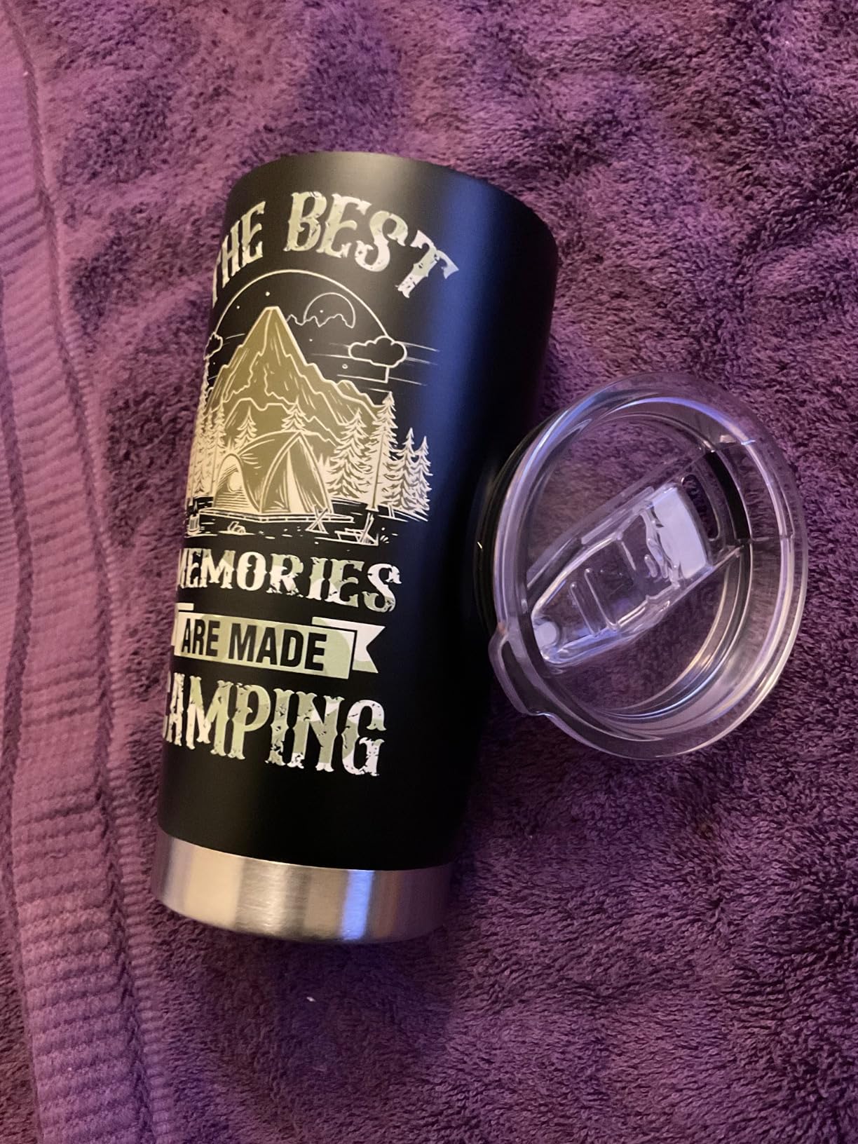 Duck Hunting Gifts for Men, Duck Hunting Gifts for Hunter Dad, Husband, Boyfriend, Rather be Duck Hunting Tumbler 20oz customer photo 2