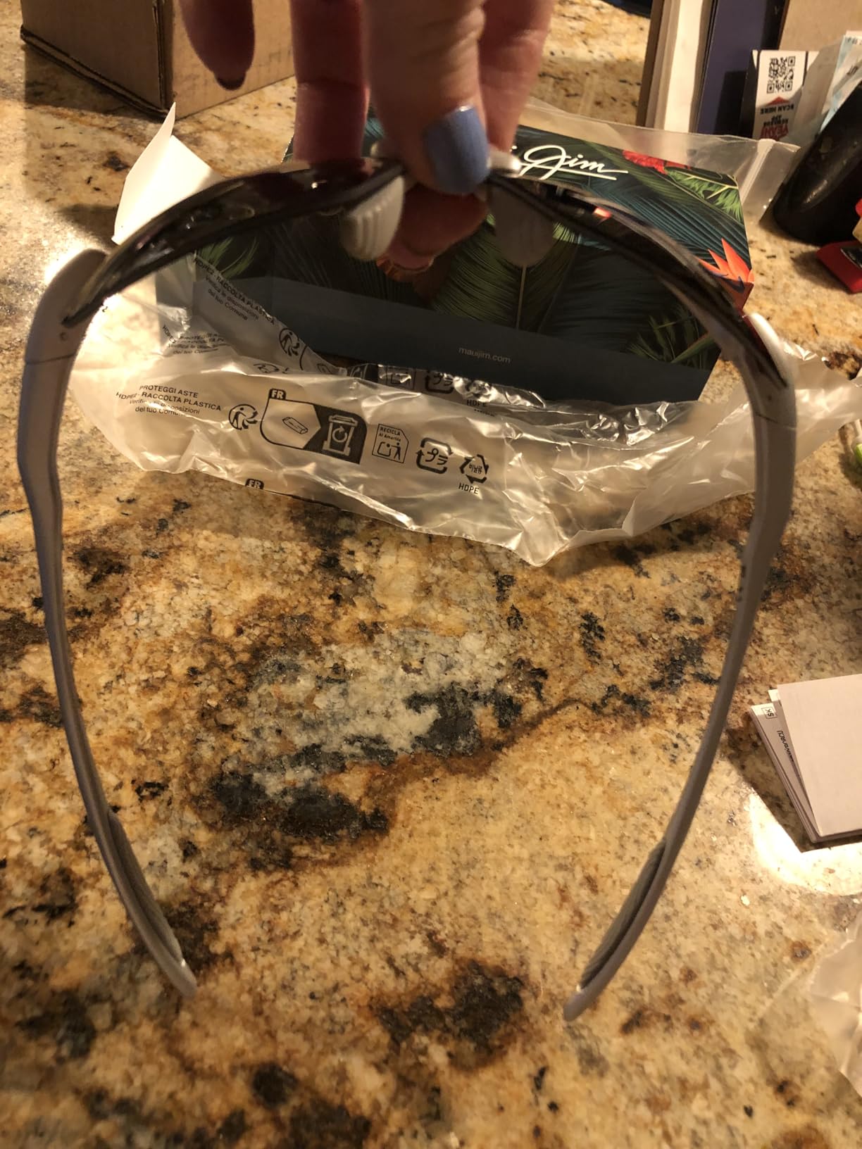 Maui Jim Hookipa Ultra Rectangular Sunglasses - Customer Photo 1