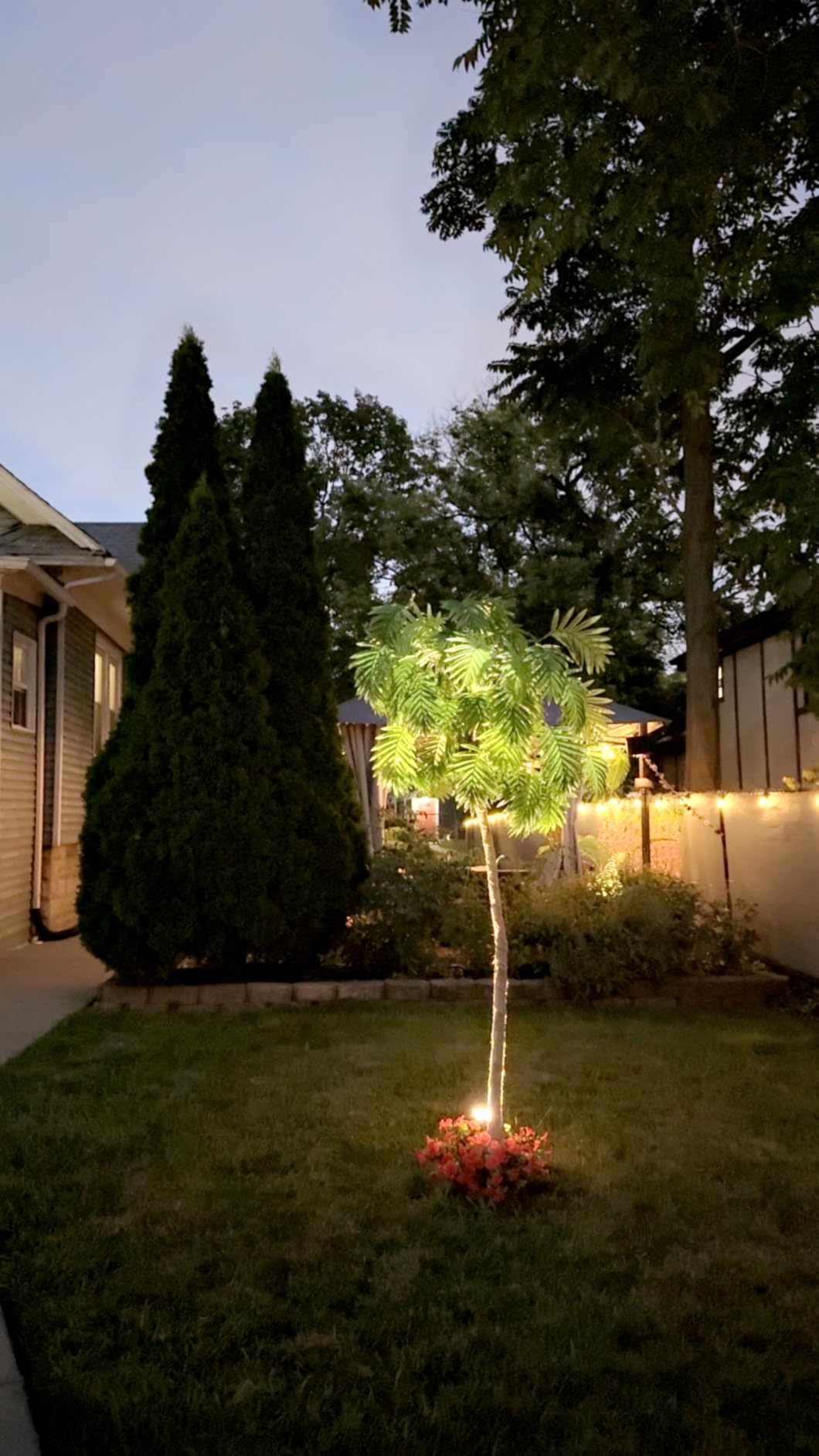 Solar Spot Lights Outdoor Waterproof IP65, 5 Lighting Modes Solar Spotlights Pathway Lights Landscape Lighting for Yard Garden House Garage Pathway Customer Review Solar Spot Lights Outdoor Waterproof IP65, 5 Lighting Modes Solar Spotlights Pathway Lights Landscape Lighting for Yard Garden House Garage Pathway - Customer Photo 1