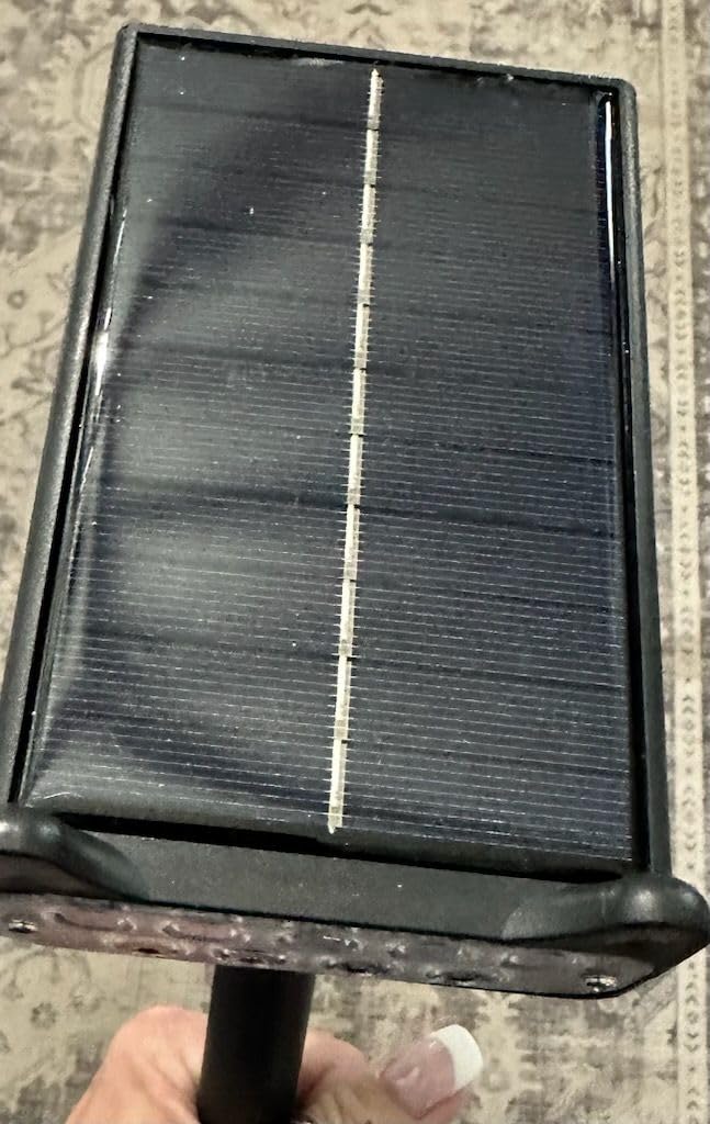 Solar Spotlights Outdoor Waterproof Landscape Path Lights Solar Dusk to Dawn Outdoor Lighting 4 Brightness Modes for Garden Pathway Tree Driveway Porch Yard Customer Review Solar Spotlights Outdoor Waterproof Landscape Path Lights Solar Dusk to Dawn Outdoor Lighting 4 Brightness Modes for Garden Pathway Tree Driveway Porch Yard - Customer Photo 2