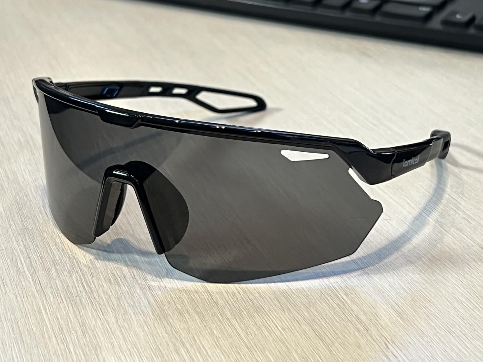 Lamicall 24g Polarized Sports Sunglasses for Men Women - UV400 Protection Sun Glasses for Running Cycling Baseball Fishing Customer Review Lamicall 24g Polarized Sports Sunglasses for Men Women - UV400 Protection Sun Glasses for Running Cycling Baseball Fishing - Customer Photo 1