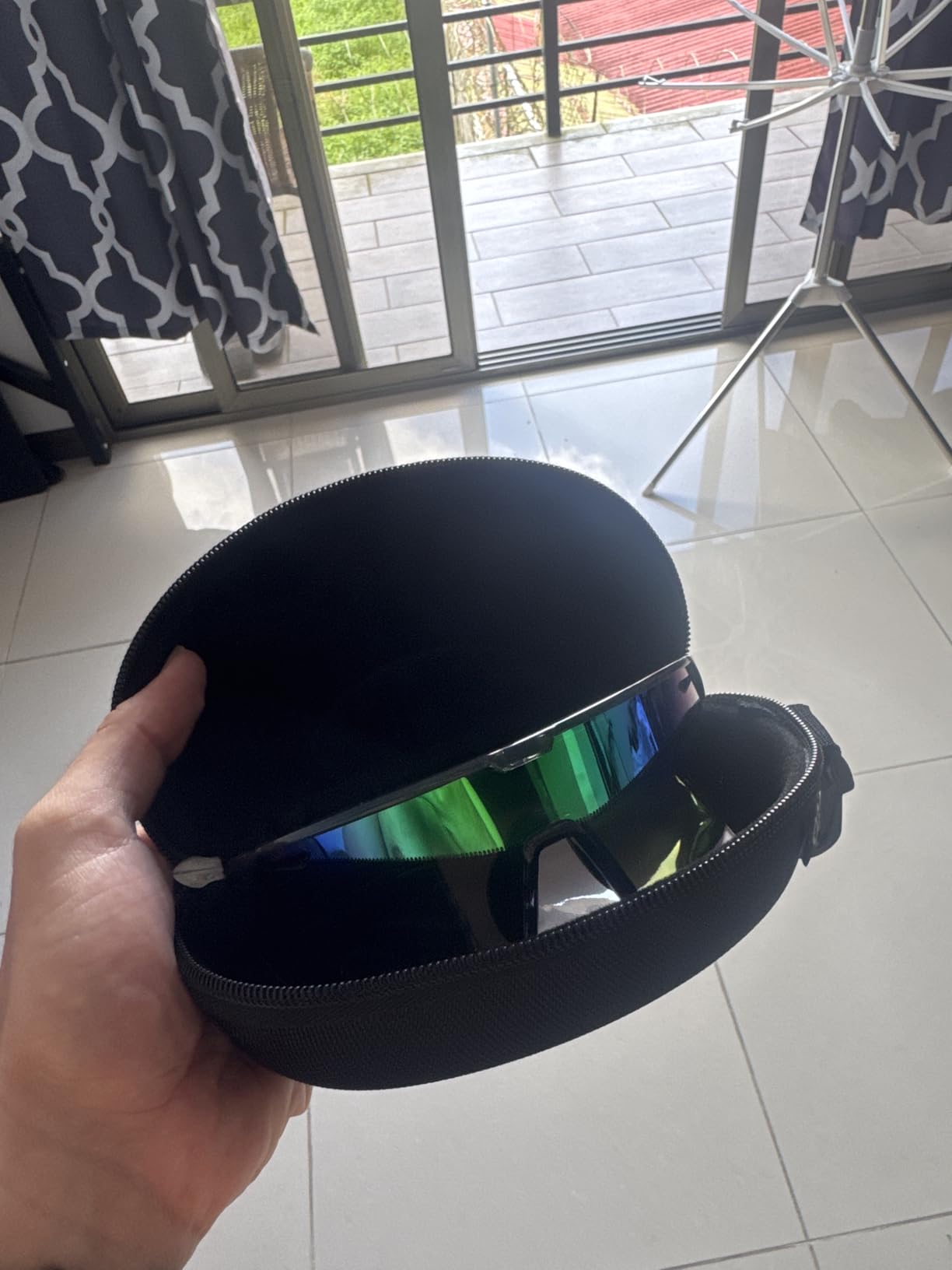 Lamicall 24g Polarized Sports Sunglasses for Men Women - UV400 Protection Sun Glasses for Running Cycling Baseball Fishing Customer Review Lamicall 24g Polarized Sports Sunglasses for Men Women - UV400 Protection Sun Glasses for Running Cycling Baseball Fishing - Customer Photo 2