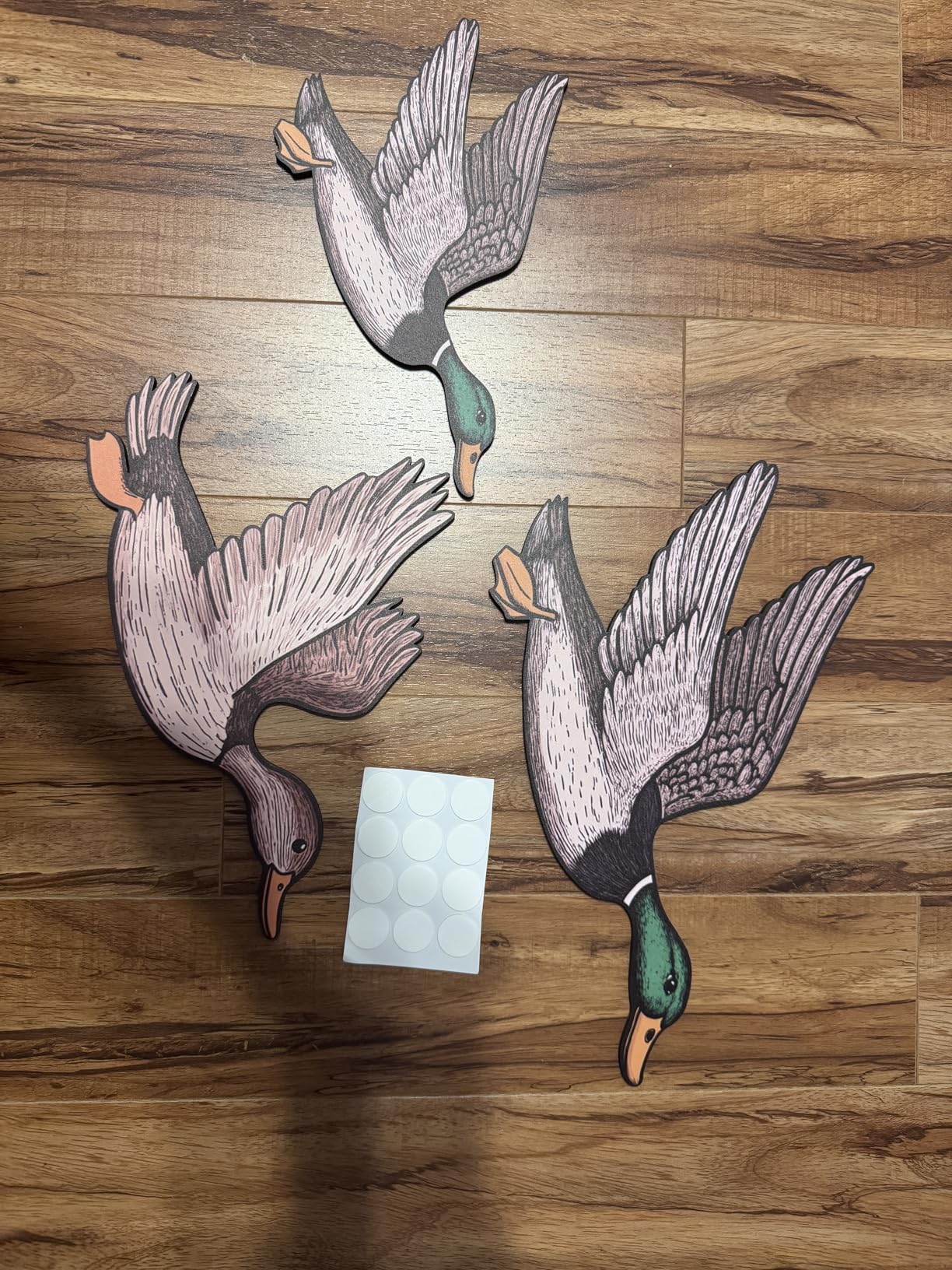 Lumncomfor 3PCS Wooden Mallard Duck Hunting Wall Decor Larger Ducks customer photo 1