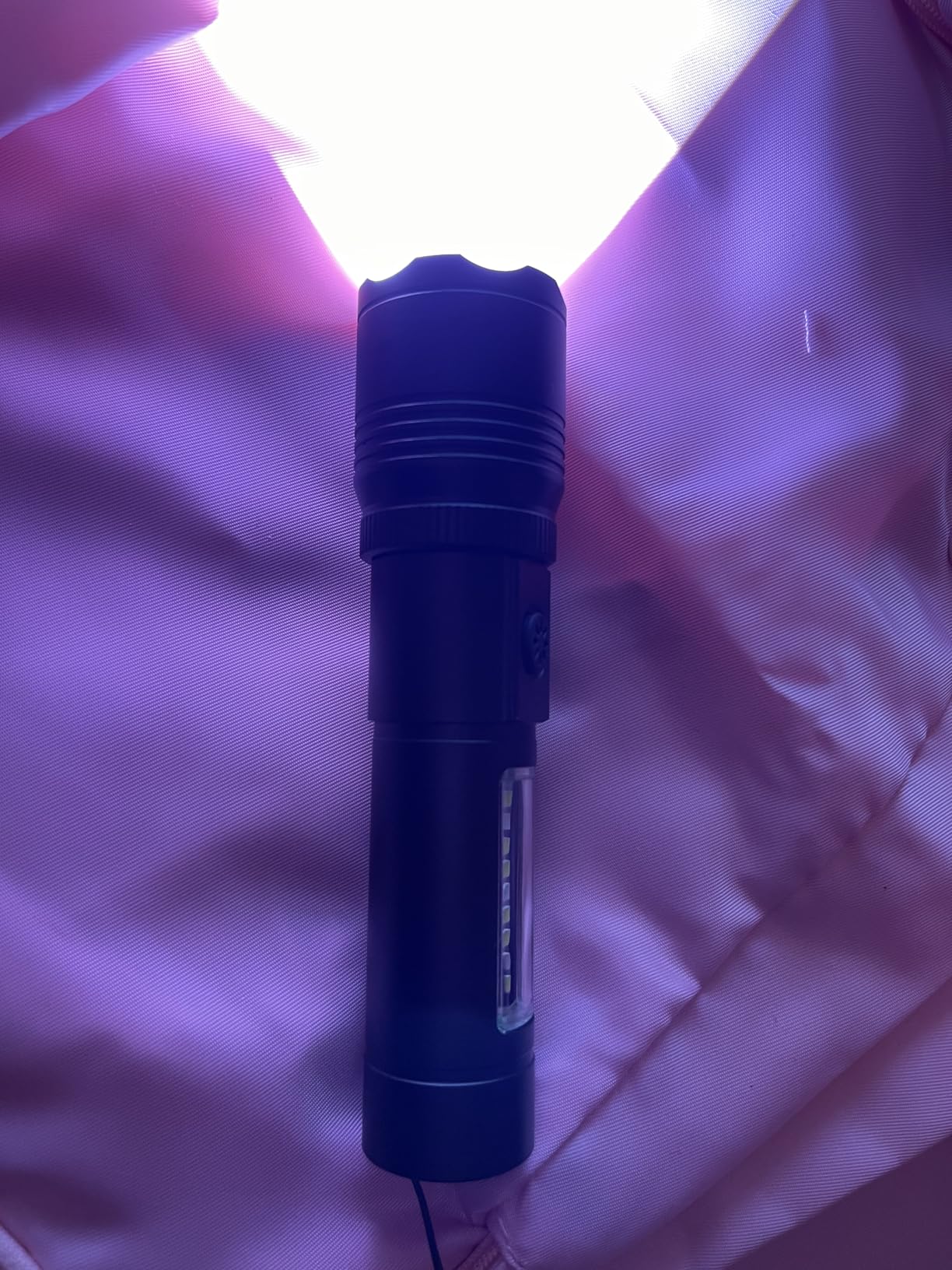 azamine Rechargeable Flashlights High Lumens, 99000LM Super Bright Flash Light with 6 Modes, Adjustable Powerful Handheld LED Flashlight for Home Camping Customer Review azamine Rechargeable Flashlights High Lumens, 99000LM Super Bright Flash Light with 6 Modes, Adjustable Powerful Handheld LED Flashlight for Home Camping - Customer Photo 1