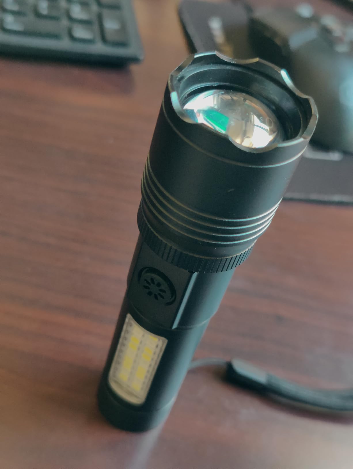 azamine Rechargeable Flashlights High Lumens, 99000LM Super Bright Flash Light with 6 Modes, Adjustable Powerful Handheld LED Flashlight for Home Camping Customer Review azamine Rechargeable Flashlights High Lumens, 99000LM Super Bright Flash Light with 6 Modes, Adjustable Powerful Handheld LED Flashlight for Home Camping - Customer Photo 3