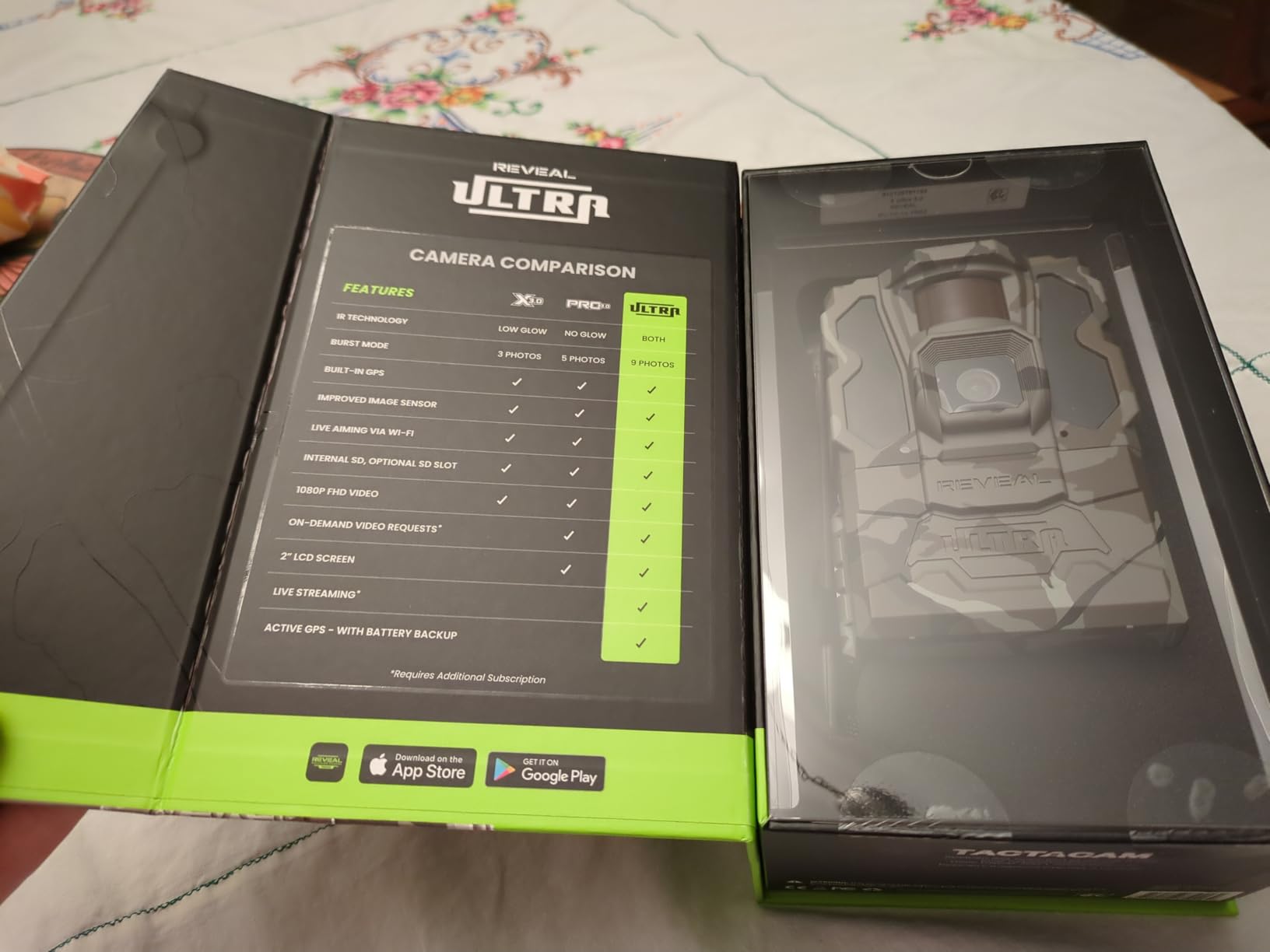 TACTACAM Reveal Ultra Cellular Trail Camera – Live Video Streaming, GPS Tracking, Switchable Low-Glow/No-Glow Flash, 4K Photo, LTE, 1080P Video, LCD Screen - Customer Photo 1