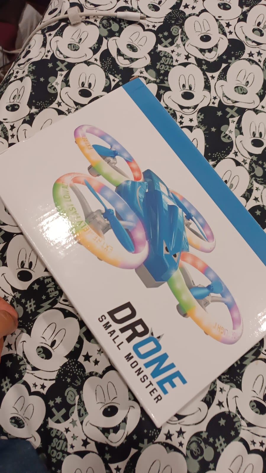 Drones for Kids With Cool Light, Kids Drone with 3D Flip, Altitude-Hold, Self-Rotation, Headless Mode, 3 Speed Modes, One-Click Take-off/Landing, Mini Drone for Christmas, Beginners, Indoor - Customer Photo 1