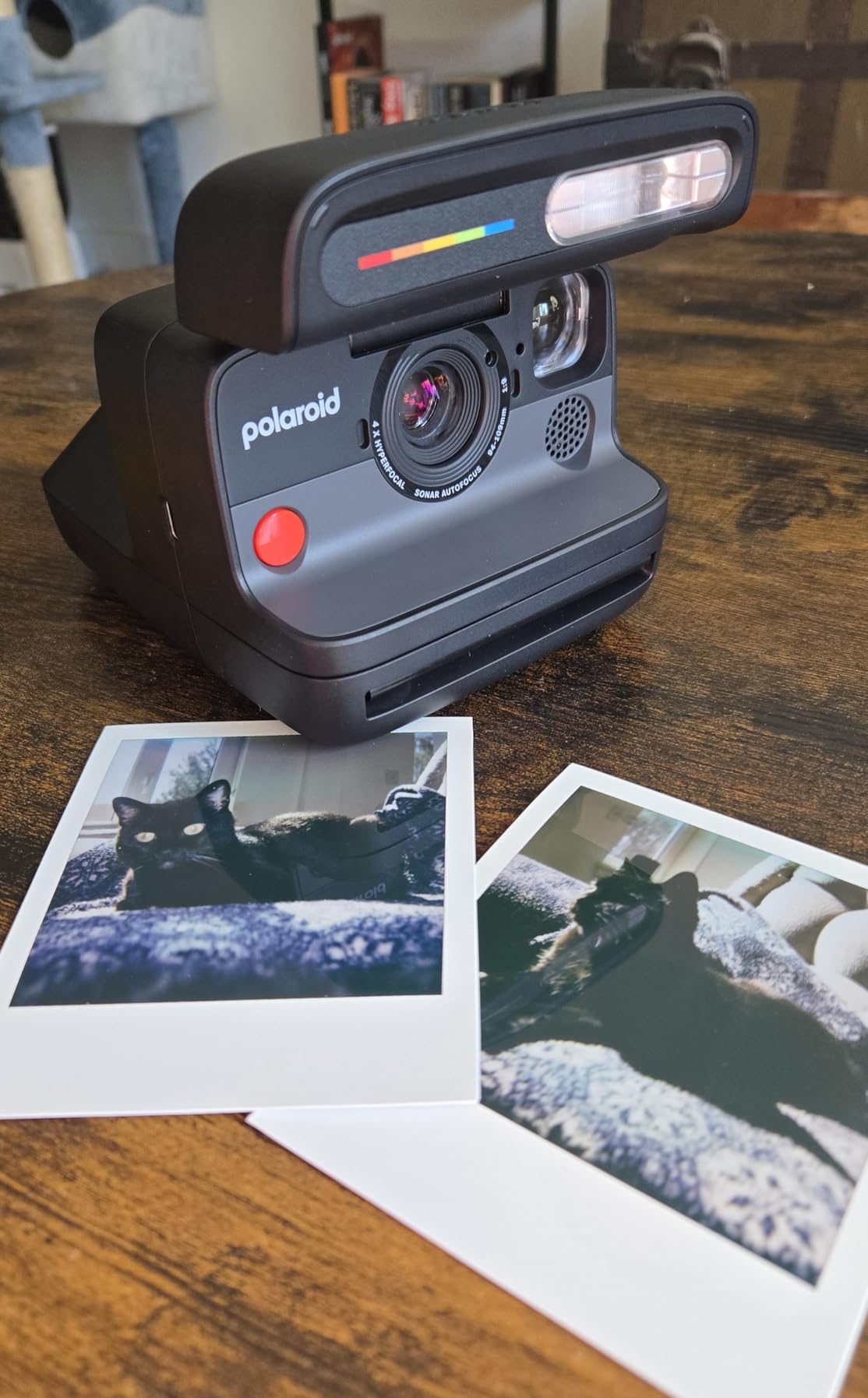 Polaroid Flip Instant Camera + Color Film Bundle (16 Photos Included) - Black (6565) - Hyperfocal 4-Lens System Customer Review Polaroid Flip Instant Camera + Color Film Bundle (16 Photos Included) - Black (6565) - Hyperfocal 4-Lens System - Customer Photo 1