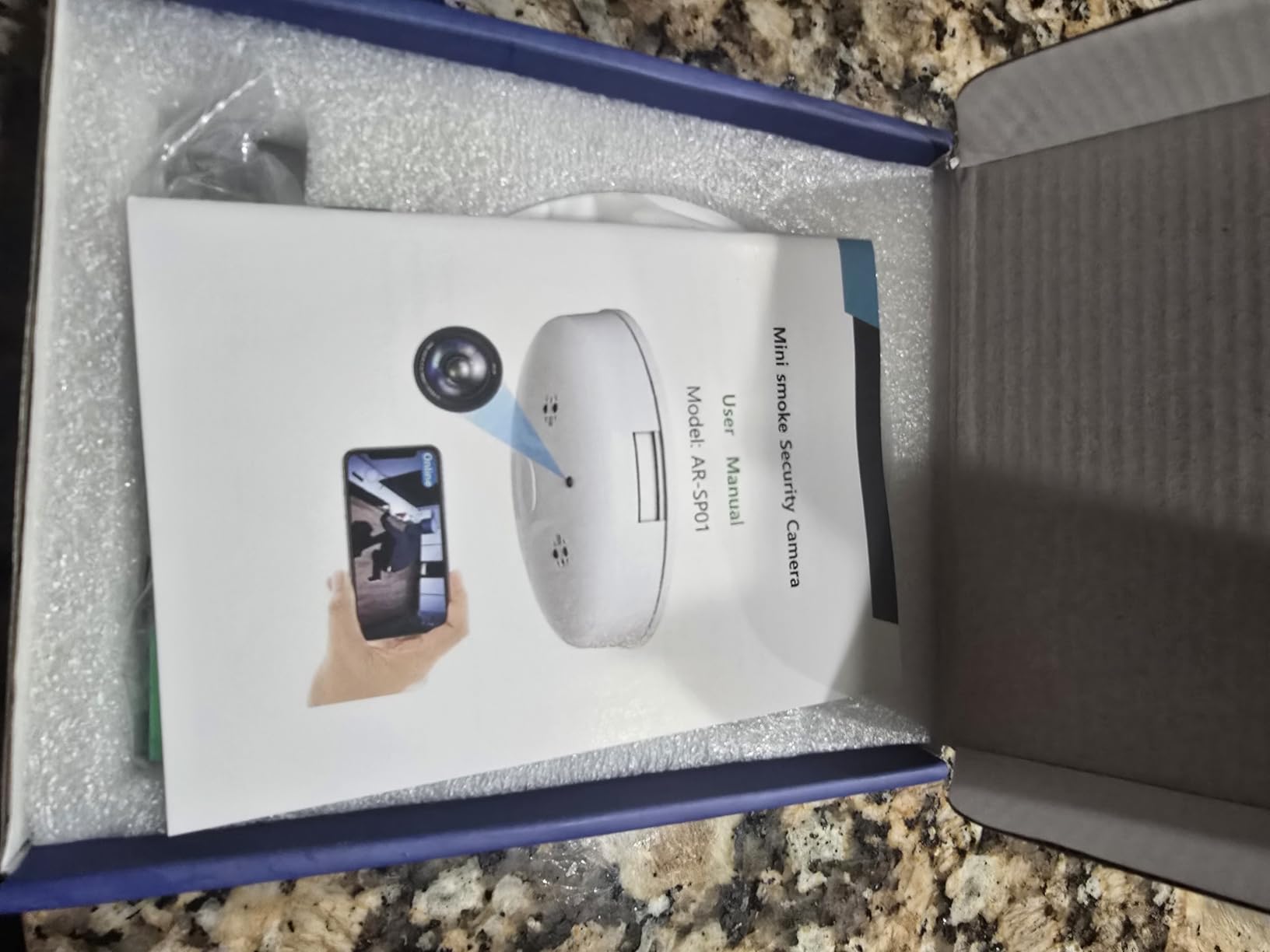 WiFi Spy Smoke Detector Camera HD 1080P Hidden Nanny Cam with Motion Detection Night Vision Indoor Cameras for Home Security - Customer Photo 1