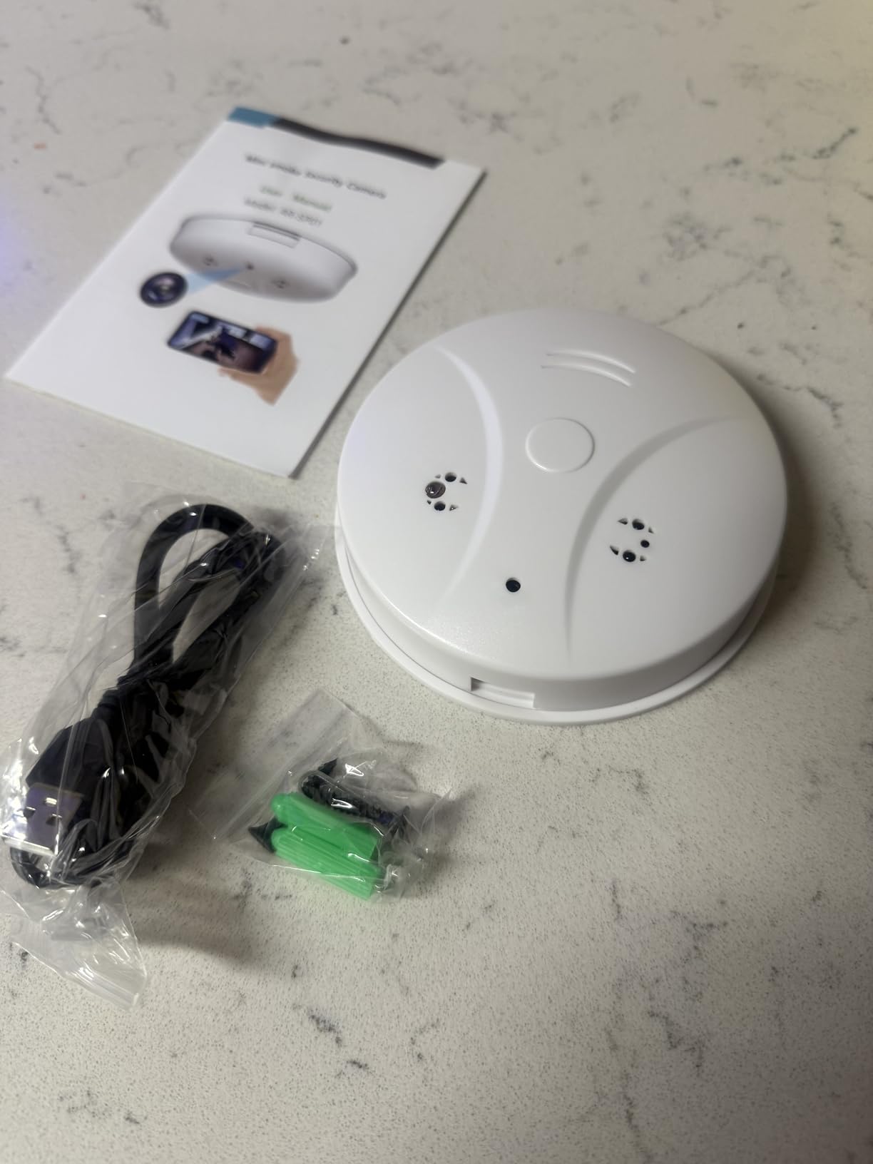 WiFi Spy Smoke Detector Camera HD 1080P Hidden Nanny Cam with Motion Detection Night Vision Indoor Cameras for Home Security - Customer Photo 2