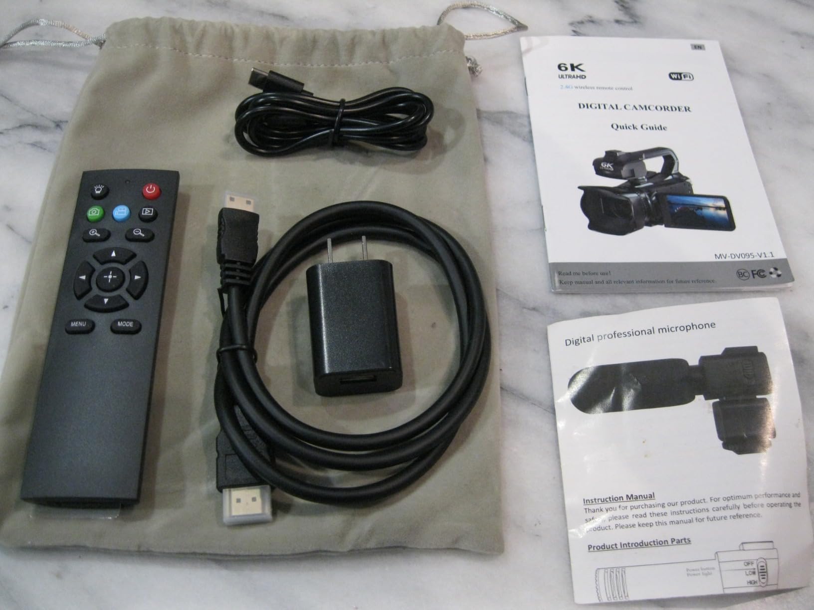 6K Camcorder Video Camera 64MP IR Night Vision Vlogging Camera for YouTube 18X Digital Zoom 4.0 Inch Touch Screen Video Camera with WiFi, Microphone, Remote Control, 64GB SD Card,Stabilizer Customer Review 6K Camcorder Video Camera 64MP IR Night Vision Vlogging Camera for YouTube 18X Digital Zoom 4.0 Inch Touch Screen Video Camera with WiFi, Microphone, Remote Control, 64GB SD Card,Stabilizer - Customer Photo 3