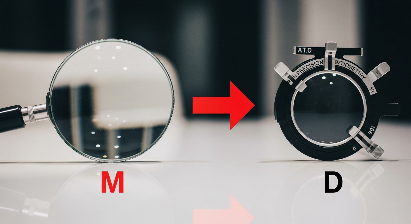 Magnification vs Diopter
