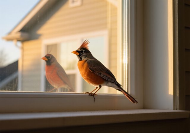 Why Birds Peck At Windows