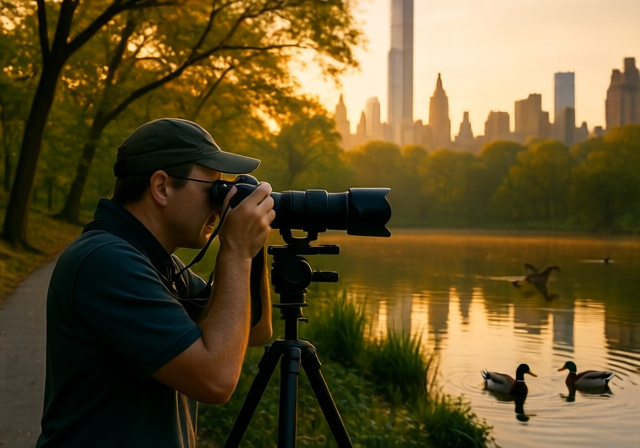 Birdwatching in Central Park