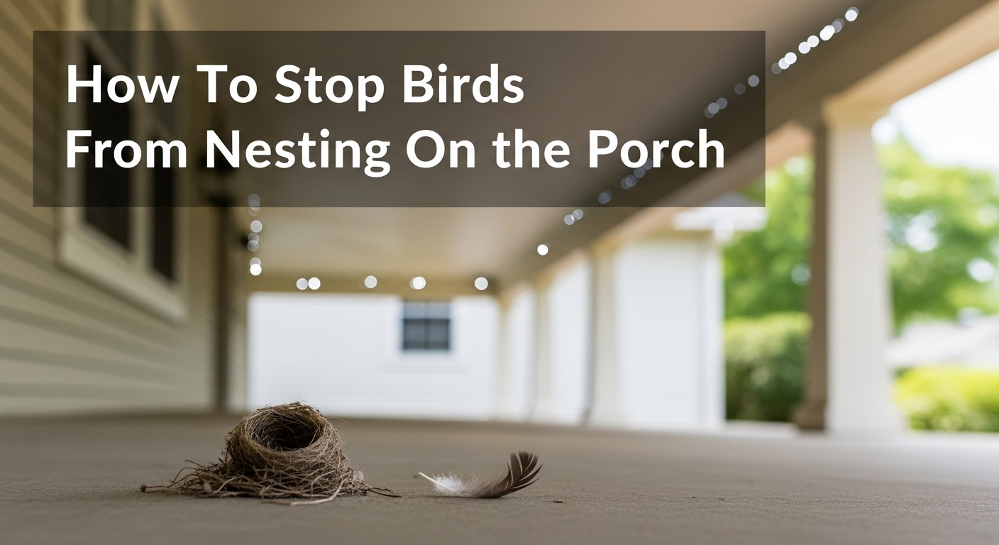How To Stop Birds From Nesting On Porch