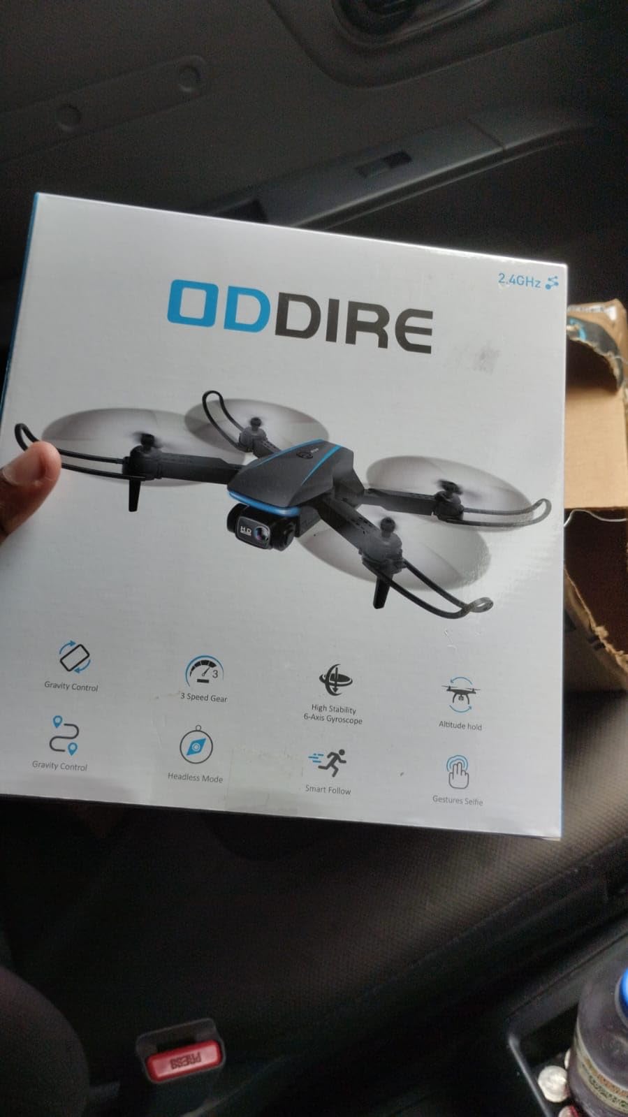 Oddire Drone with Camera - Drones for Adults, with 2 Batteries, Carrying Case, Propellers, 1080P HD Foldable Drone with Stable Hover, Trajectory Flight, Gravity Control, One Key Take Off/Land, 3D Flip customer photo 1