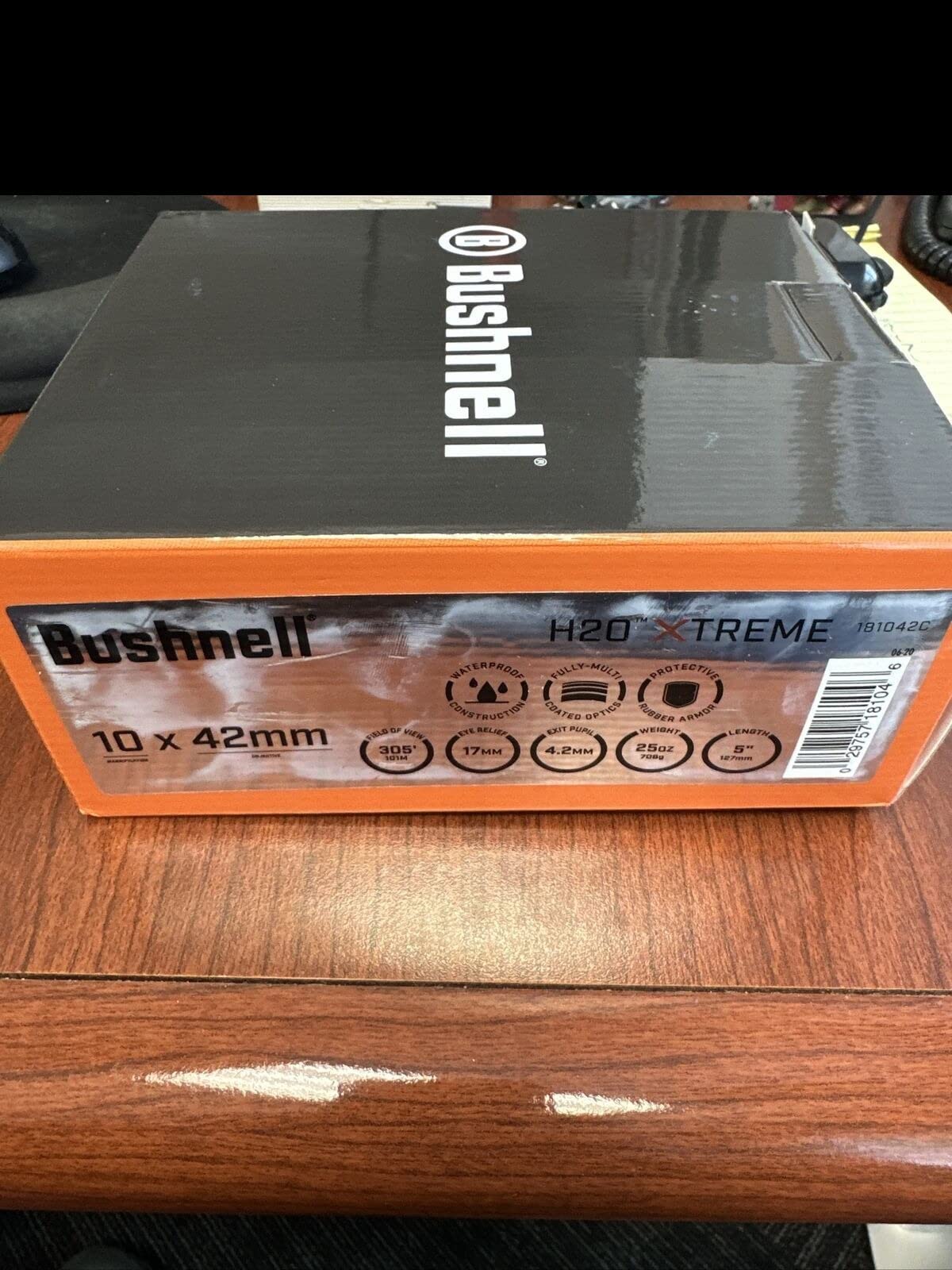 Bushnell H2O Xtreme Binoculars, Fully Multi-Coated, Waterproof IPX7, 10x42 customer photo 1