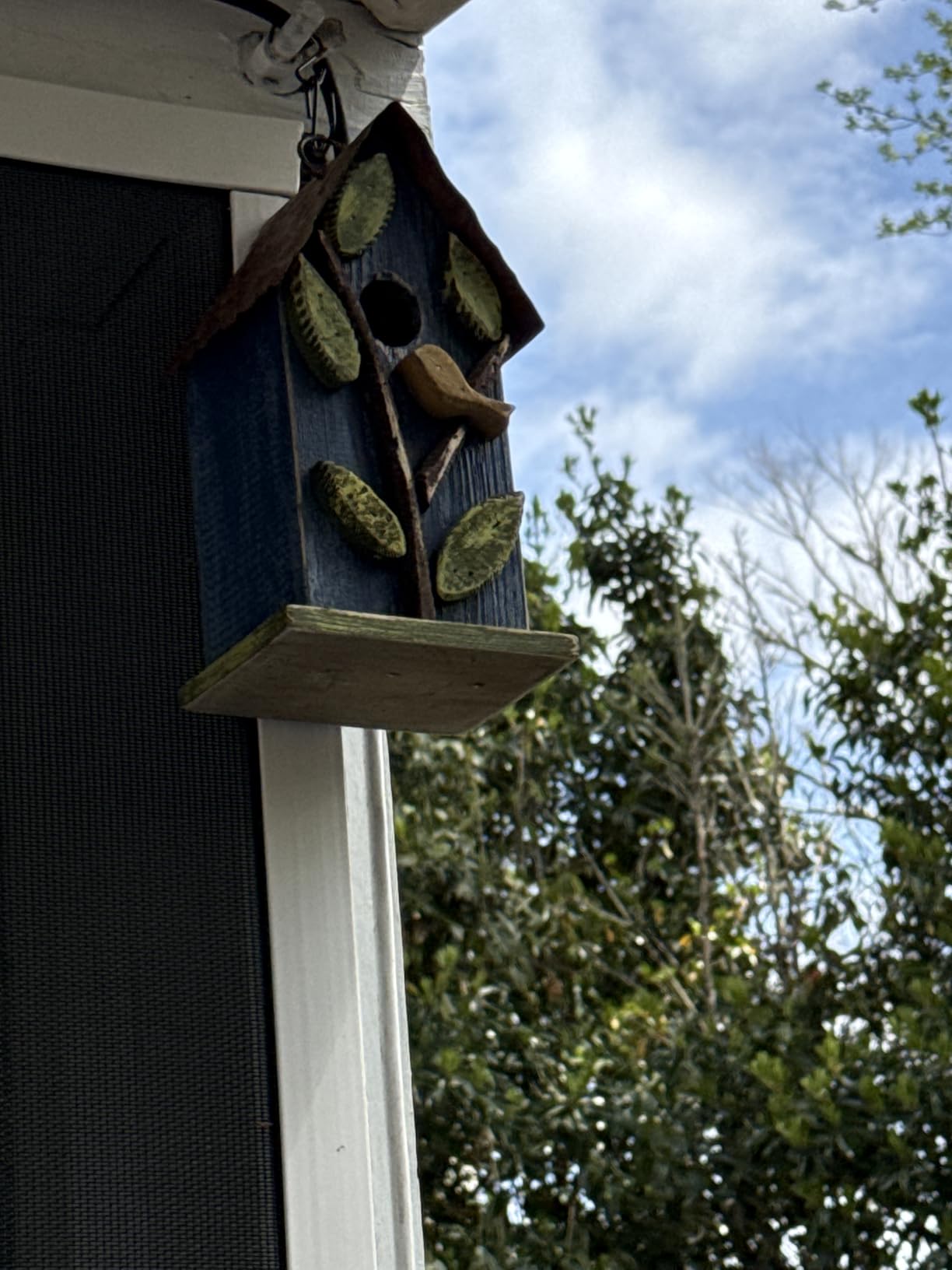 Glitzhome Bird Houses for Outside, 9.7