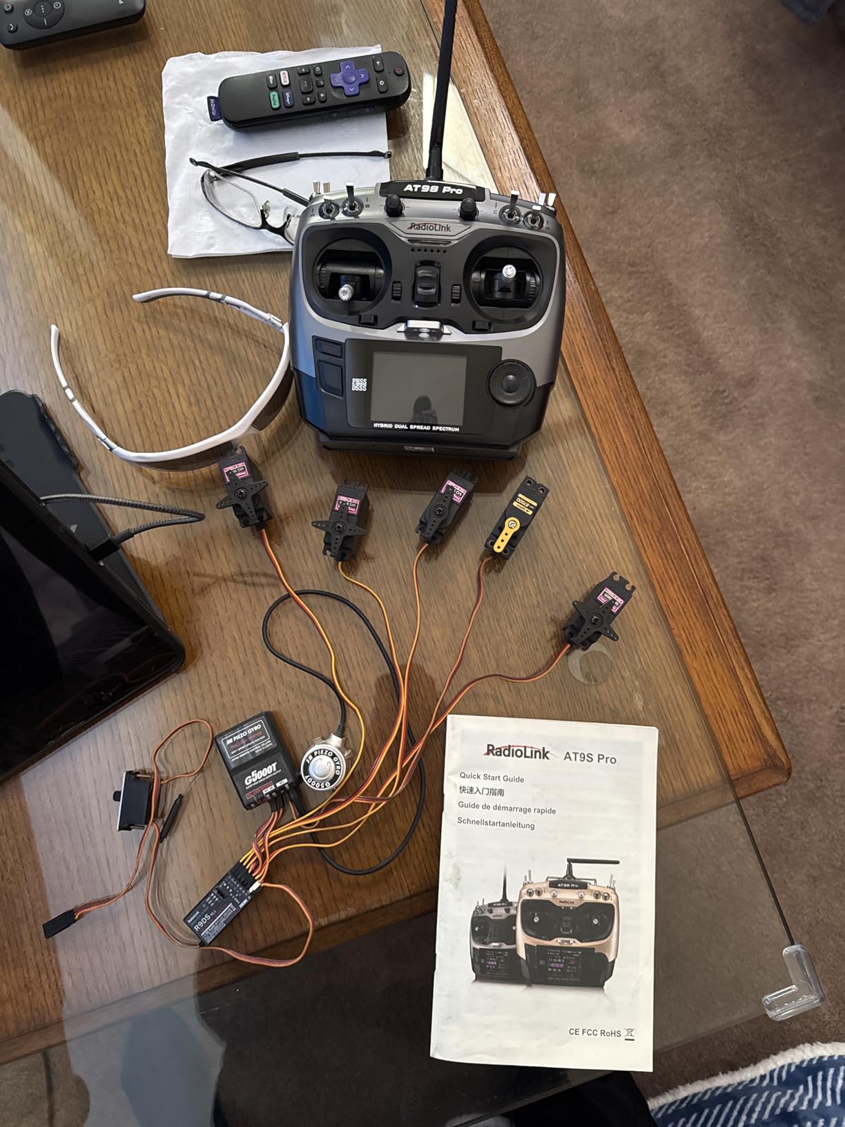 Radiolink AT9S Pro 10/12 Channels Radio Transmitter and Receiver R9DS, Long Range for Airplane/Jet/FPV Racing Drone/Quad/RC Truck Car/Boat and More (Mode 2 Left Hand) customer photo 1