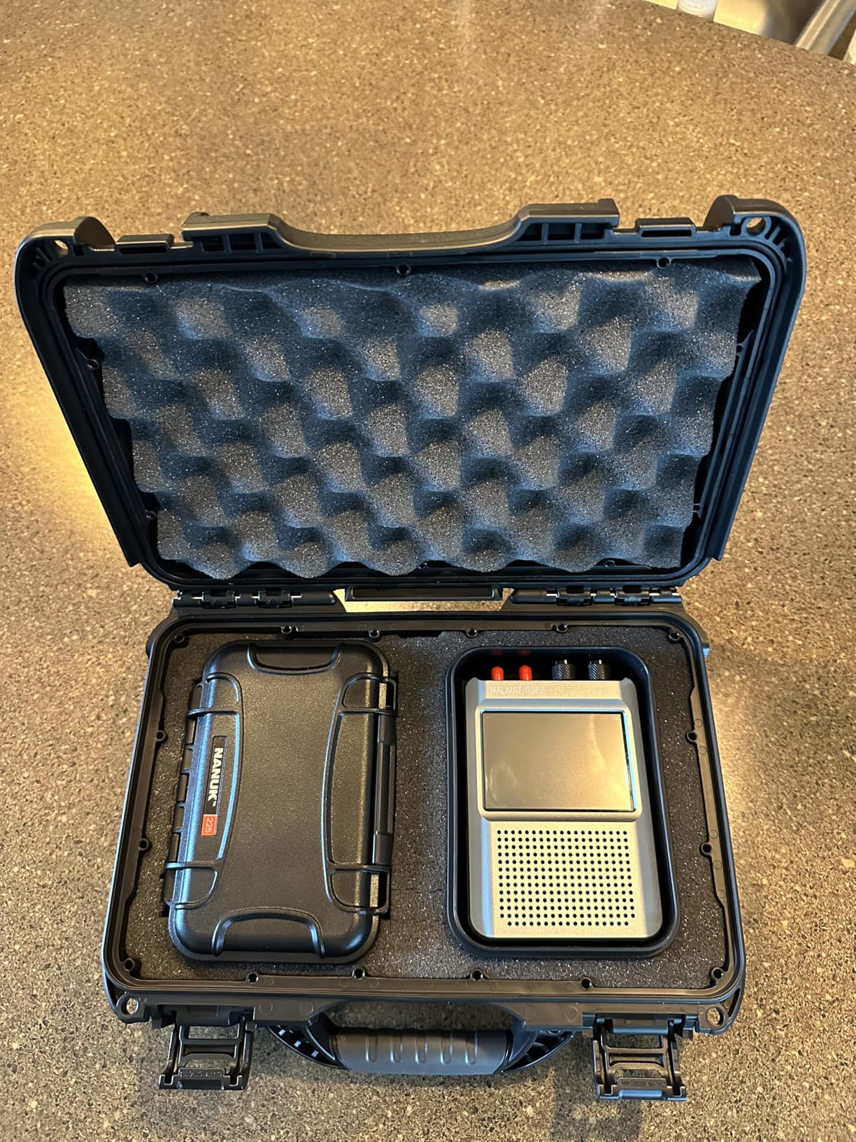 NANUK 909 Travel Hard Case with Customizable Cubed Foam - Waterproof Camera Case, 12.6