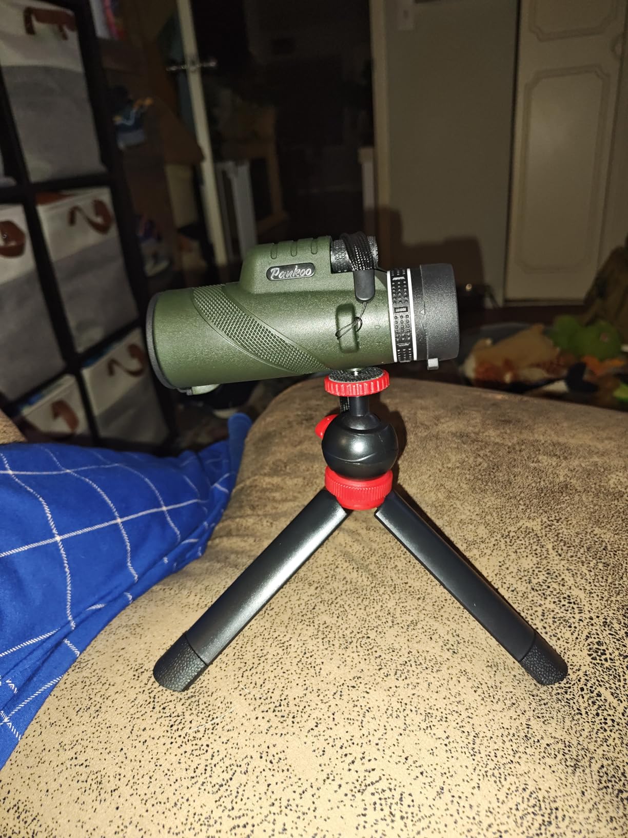 40X60 Monocular Telescope with Smartphone Holder & Tripod, High Power Nitrogen-Filled Monocular for Adults with BAK4 Prism & FMC Lens, HD Monocular Scope for Birdwatching Hiking Concert Travelling customer photo 2