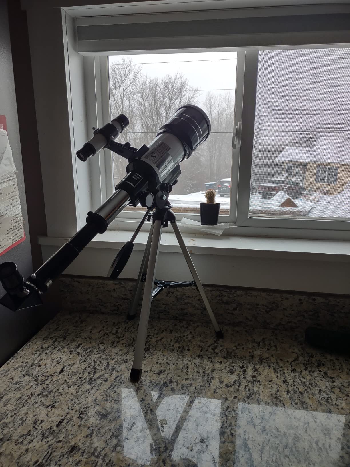 Telescope for Adults & Kids, 70mm Aperture Refractor (15X-150X) Portable Travel Telescope with Phone Adapter & Wireless Remote, Astronomy Beginners Gifts customer photo 1